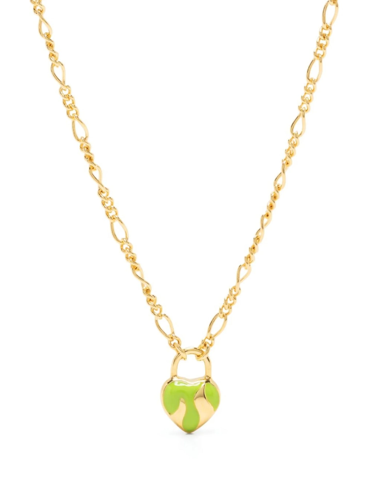 Halo heart-pendant necklace