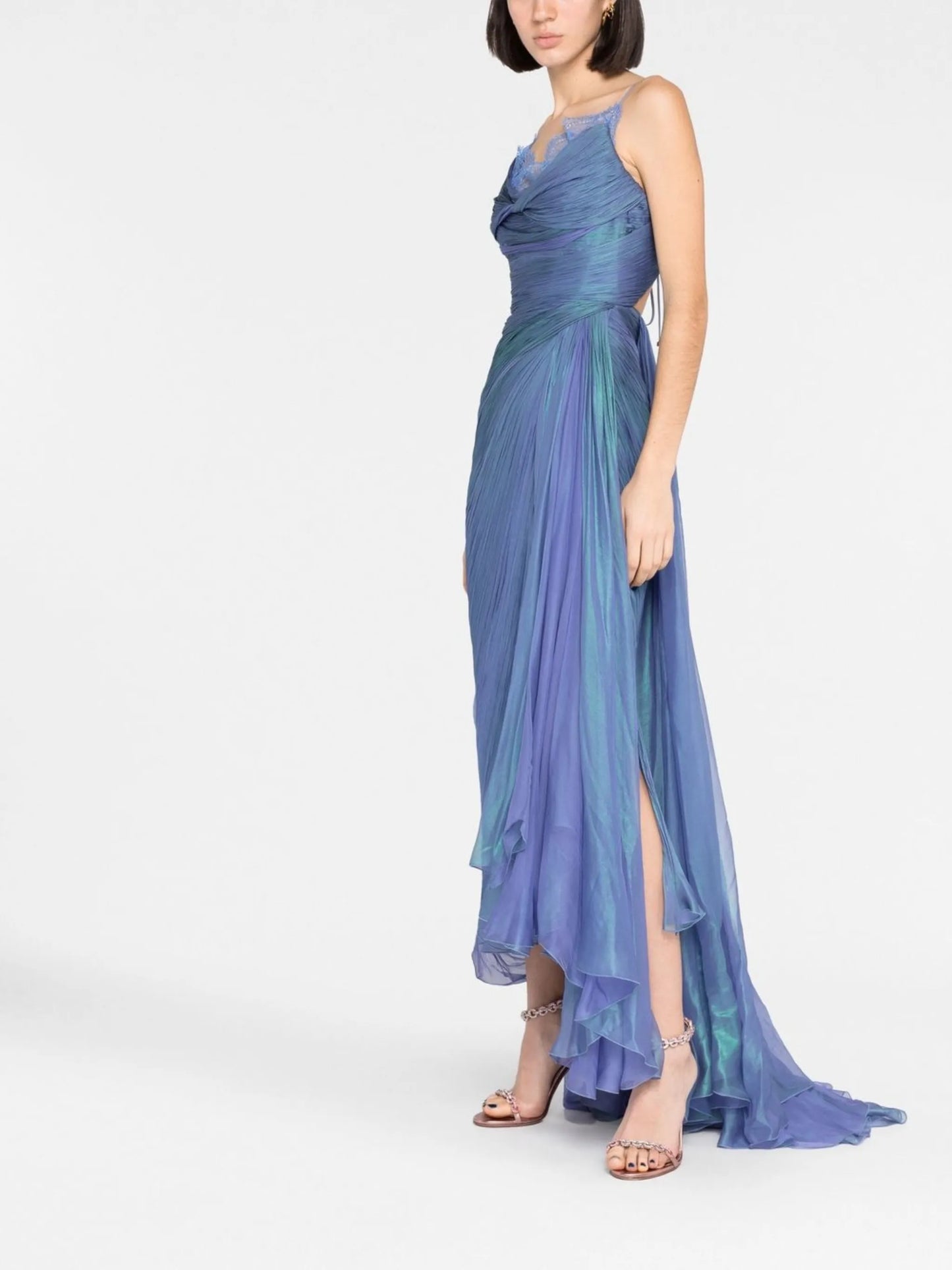 Gracie silk midi dress
