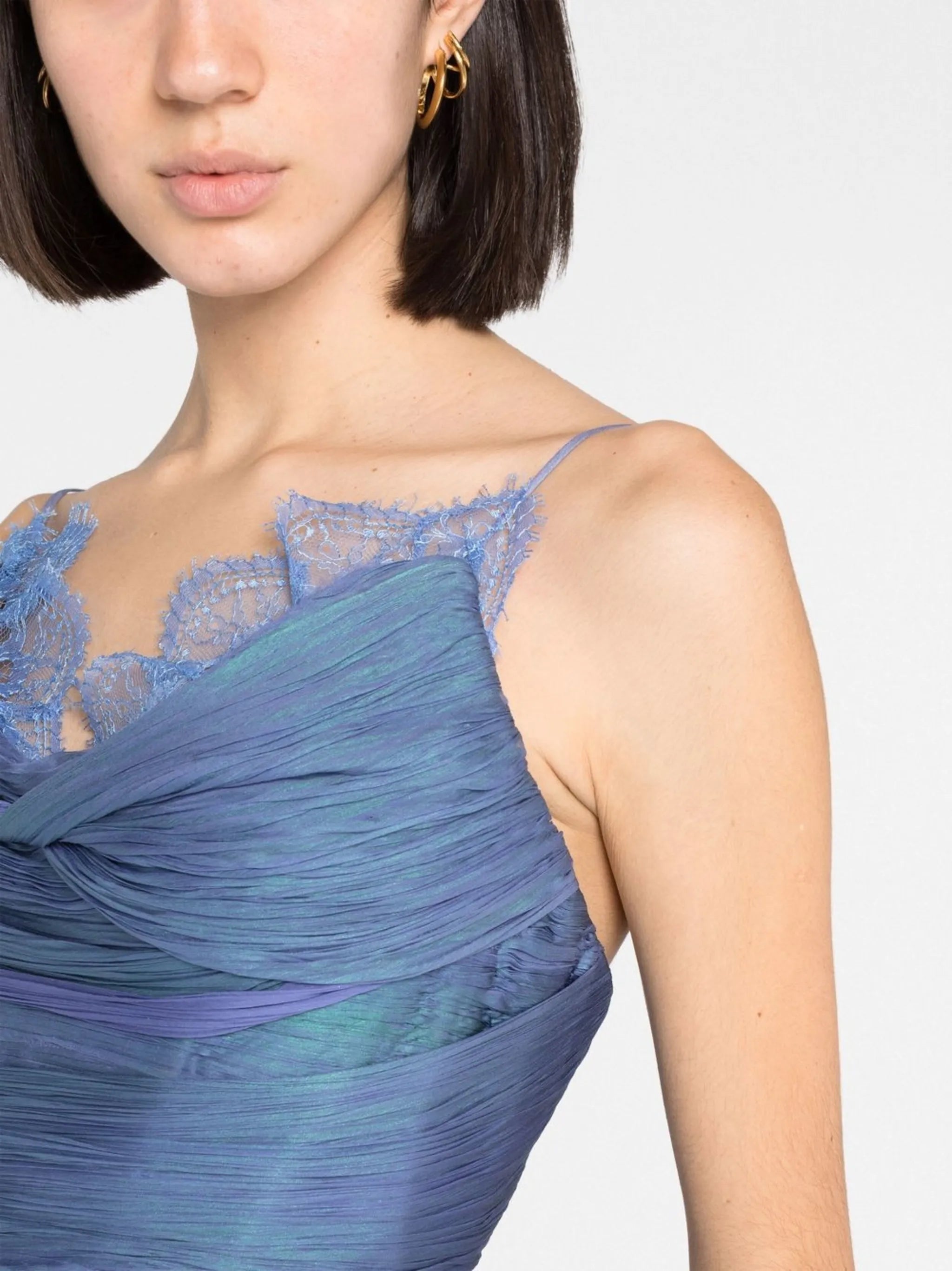 Gracie silk midi dress