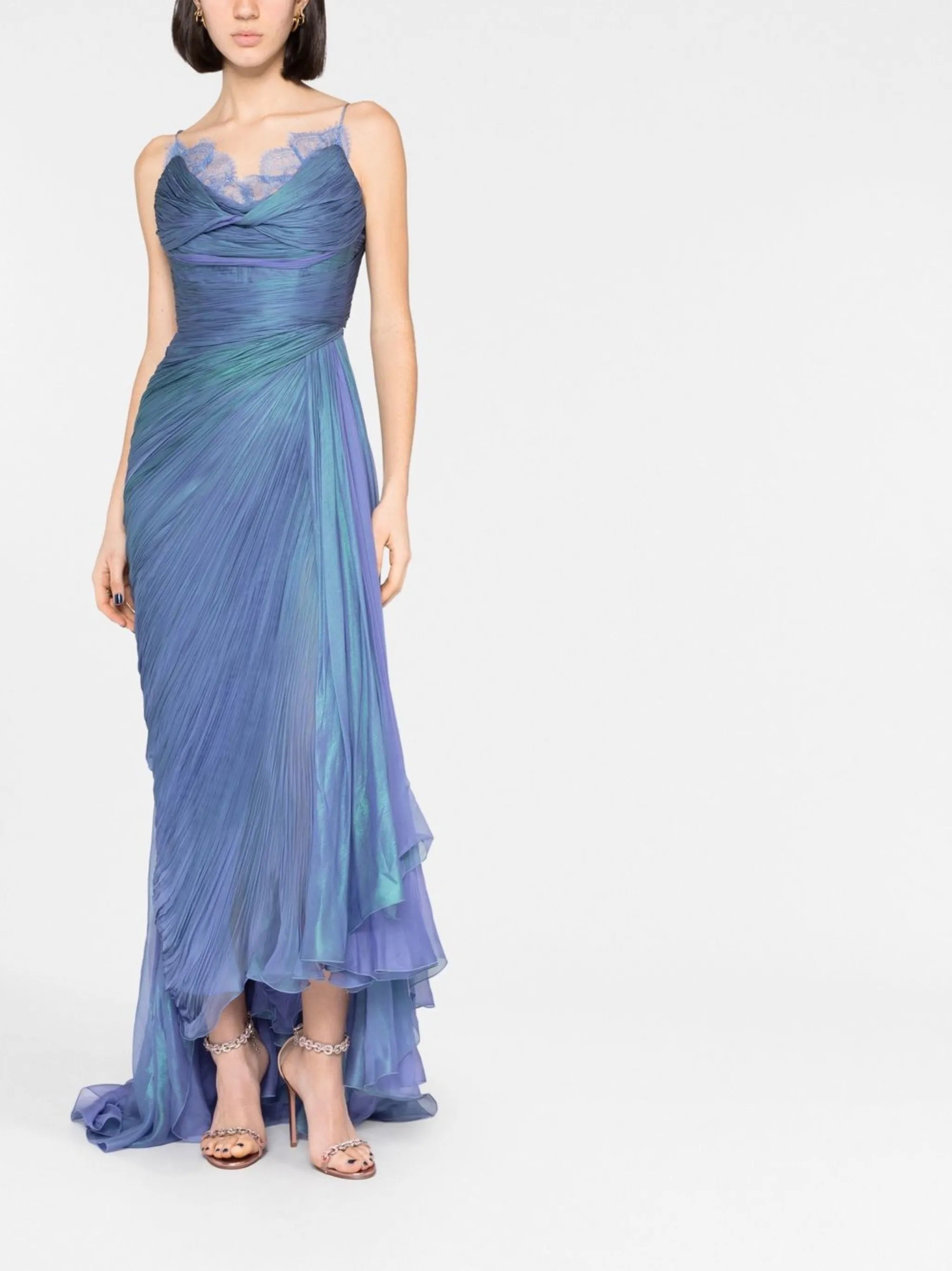 Gracie silk midi dress