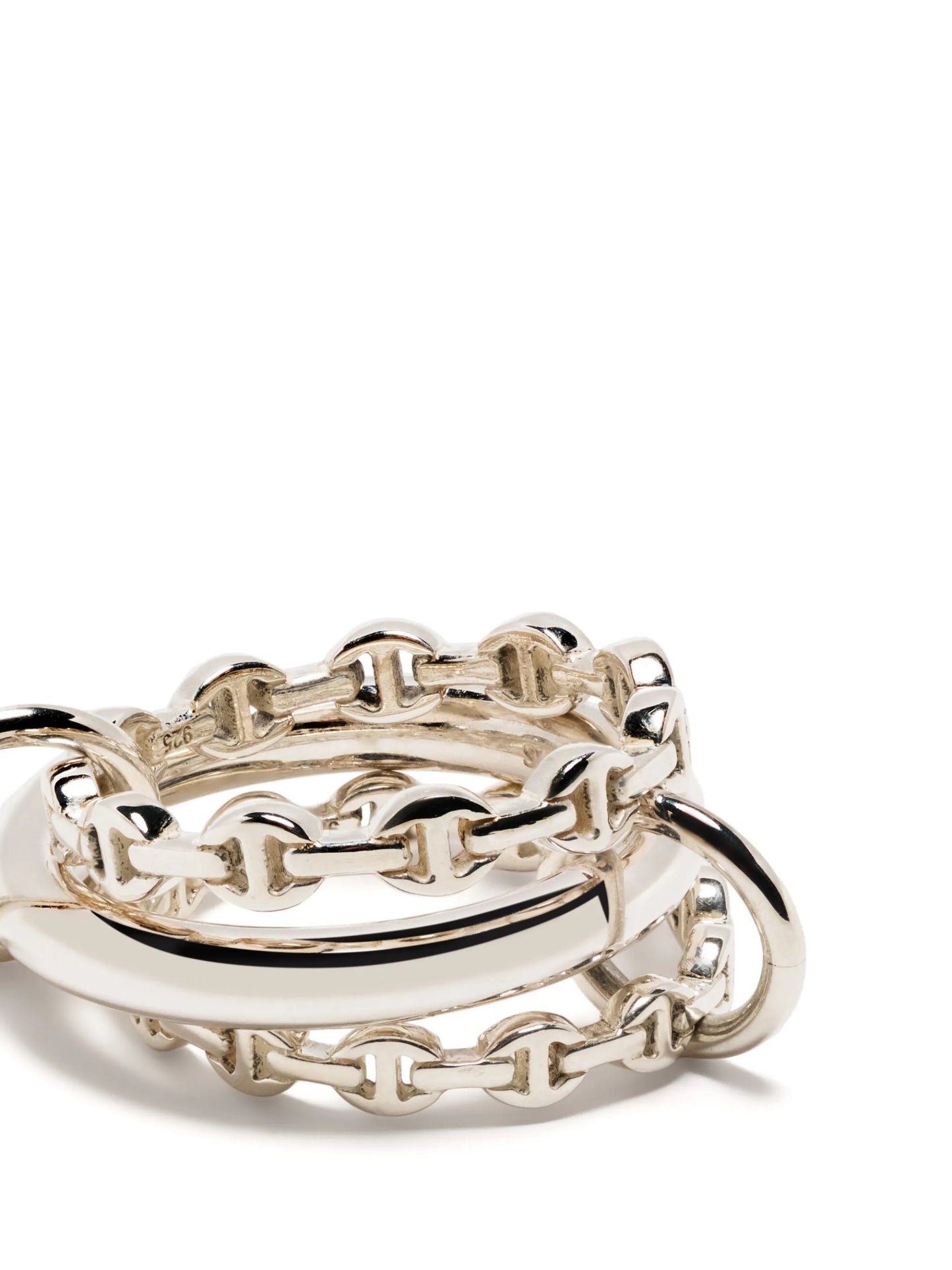 x Hoorsenbuhs Microdame sterling silver stack ring