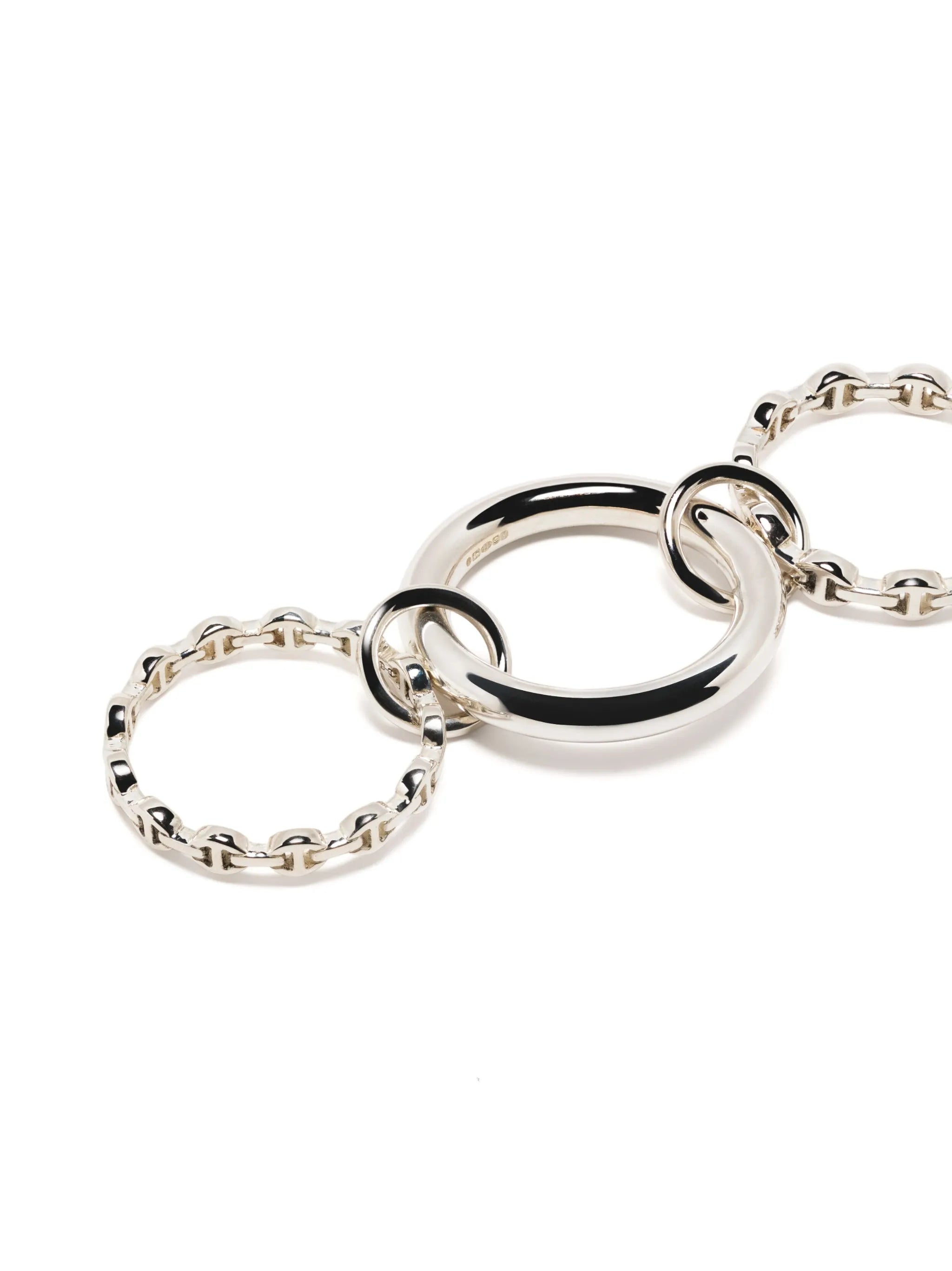 x Hoorsenbuhs Microdame sterling silver stack ring