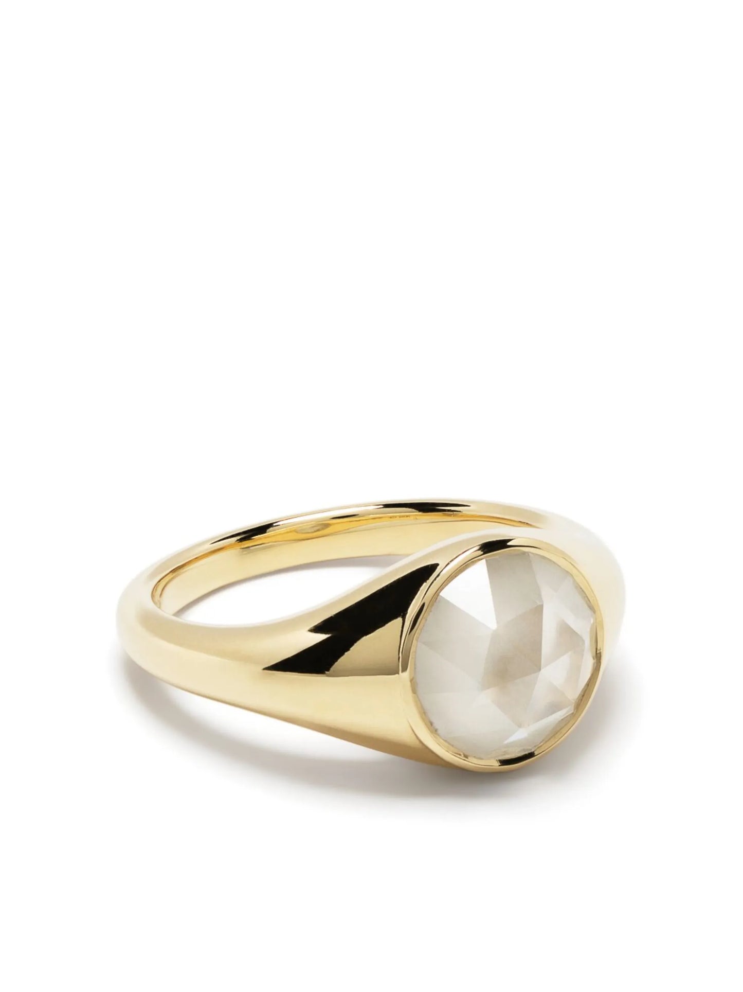 18kt yellow gold diamond engagement ring