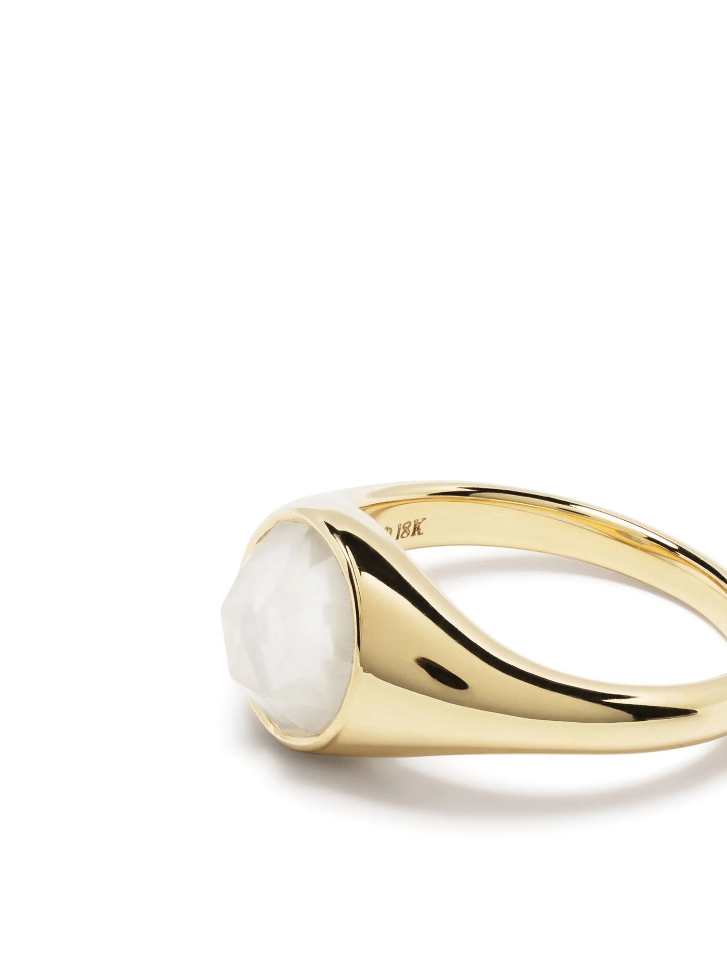 18kt yellow gold diamond engagement ring