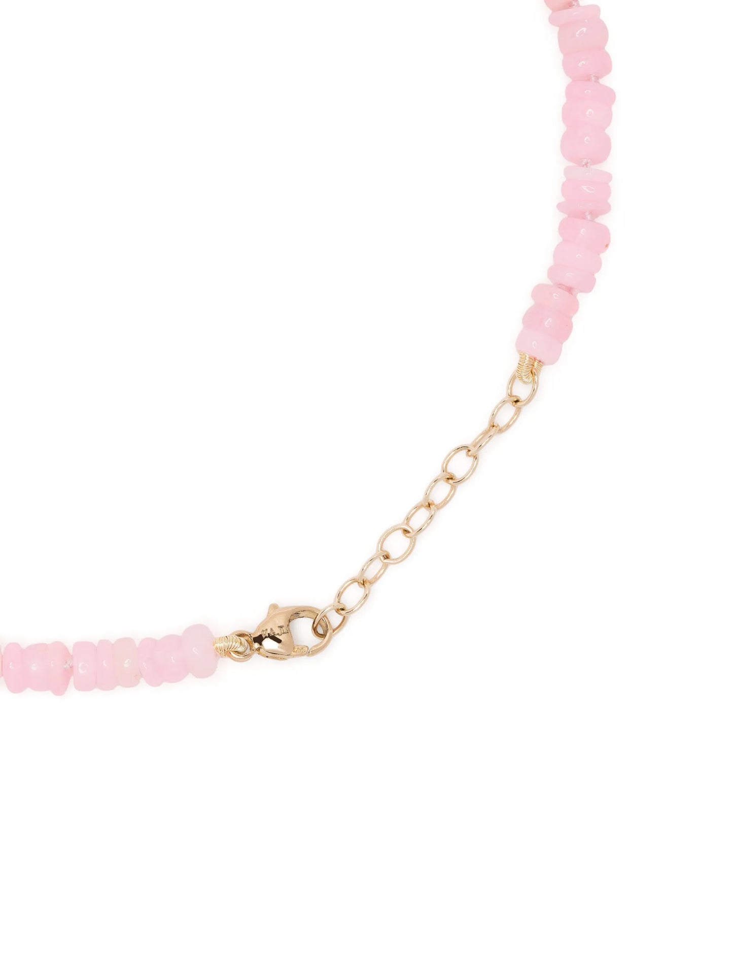 14kt yellow gold opal beaded bracelet