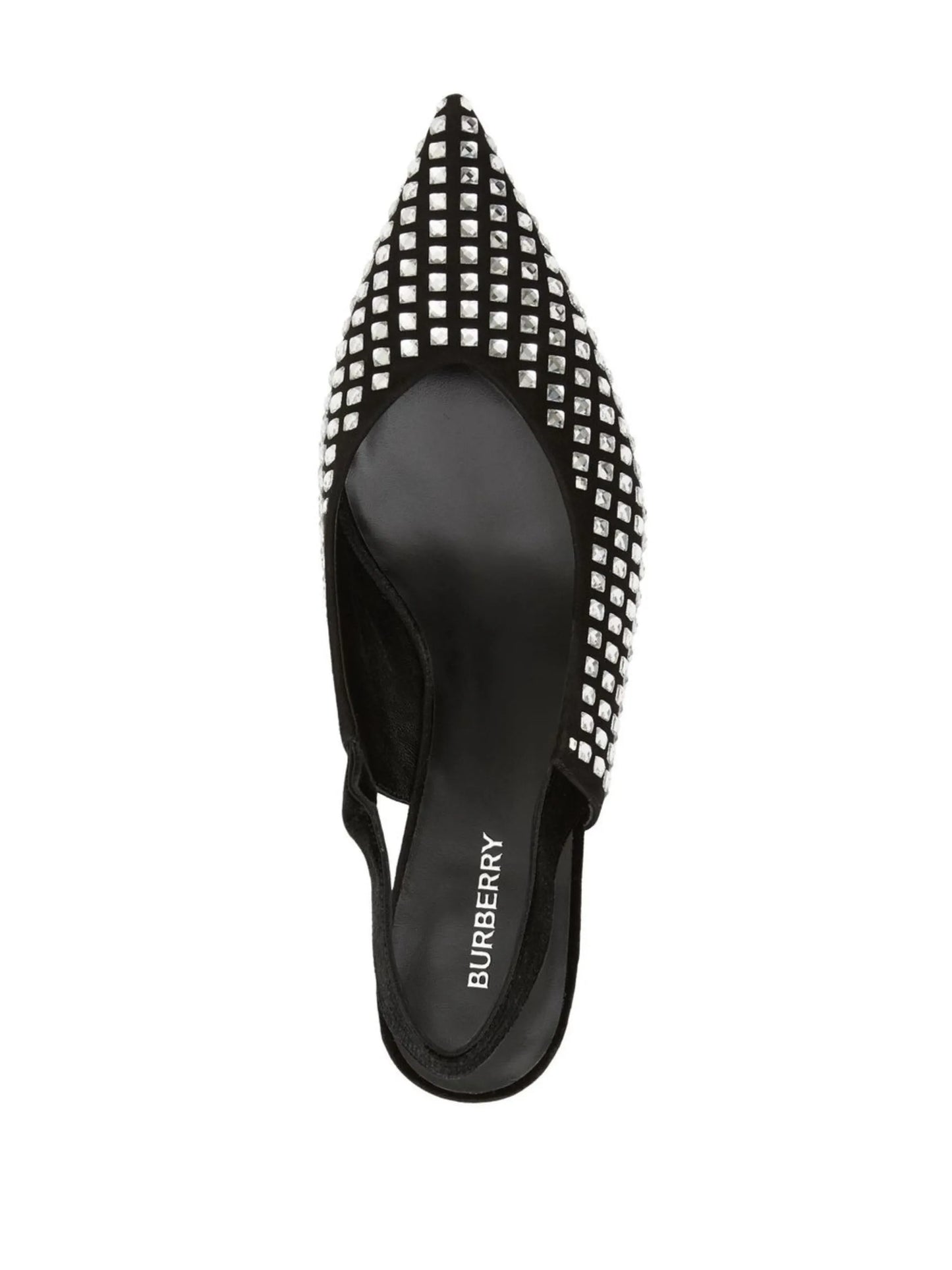 crystal-embellished pointed-toe pumps