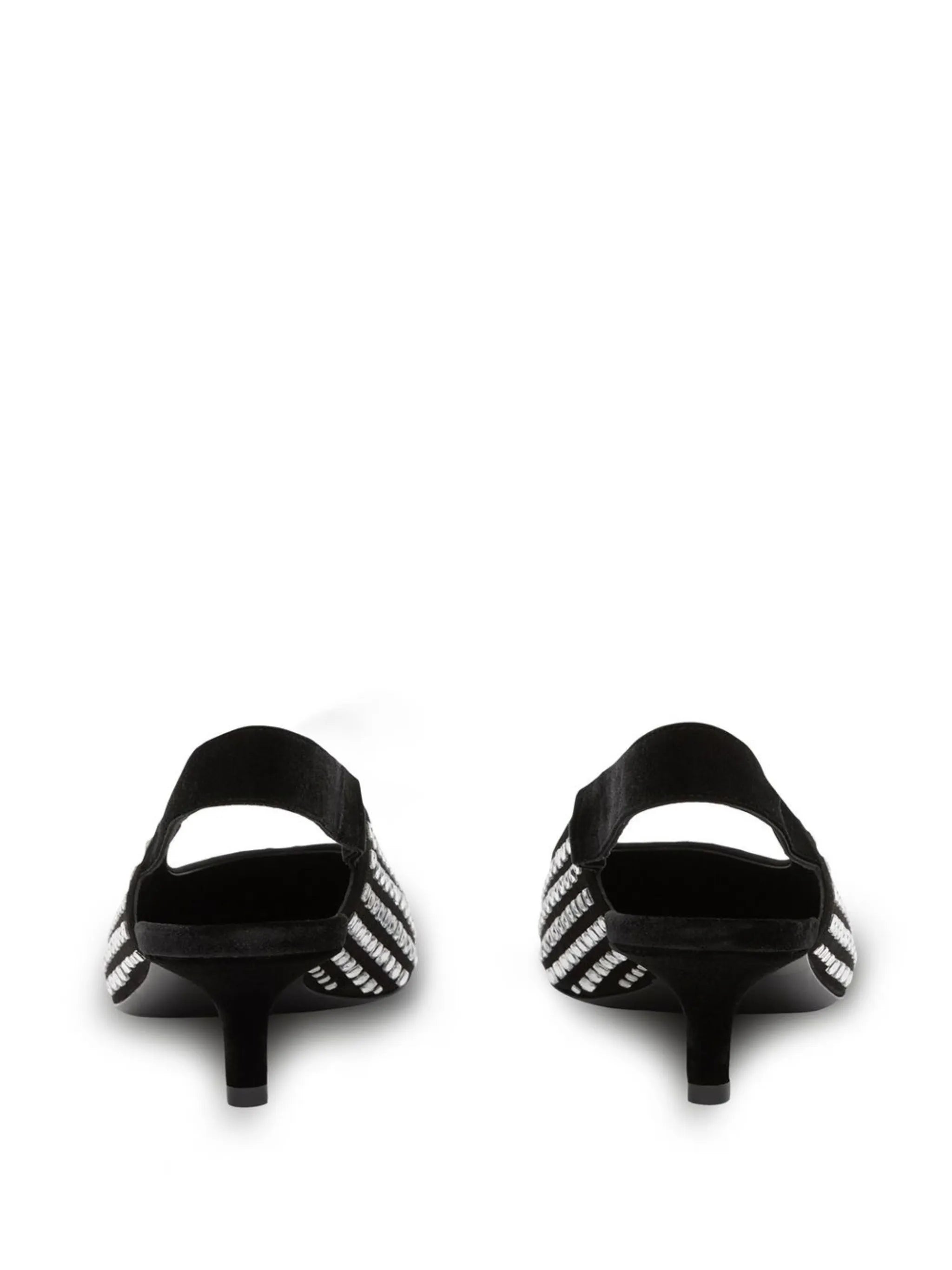 crystal-embellished pointed-toe pumps