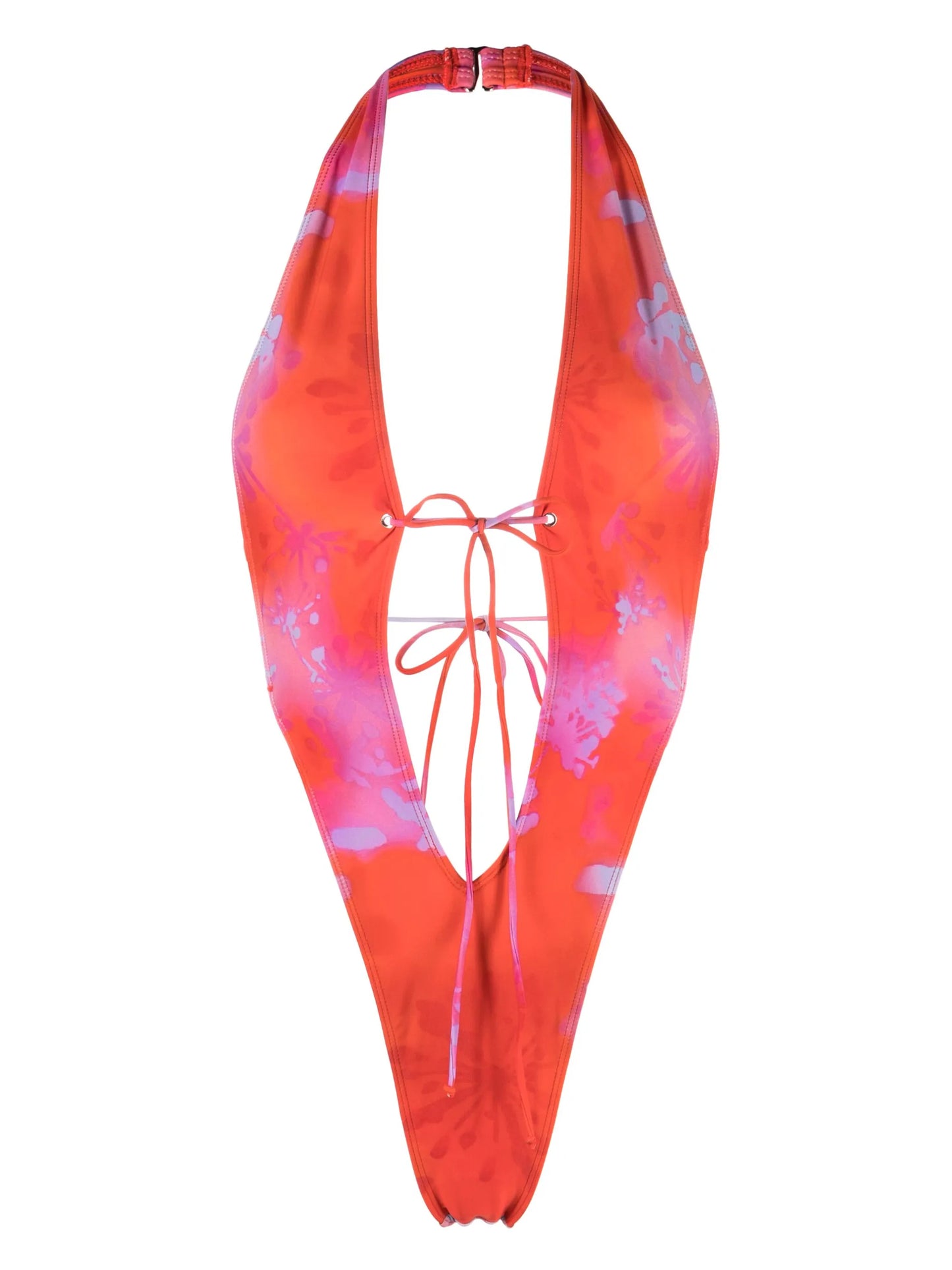 high-cut thong one-piece