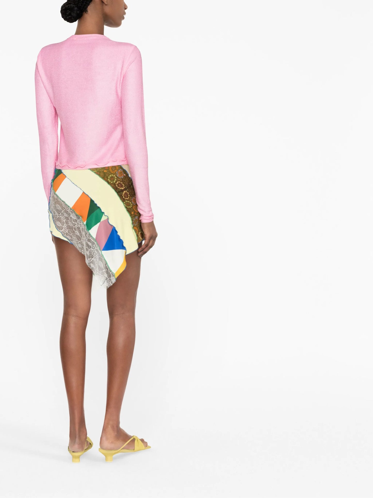 Jules patchwork mini skirt