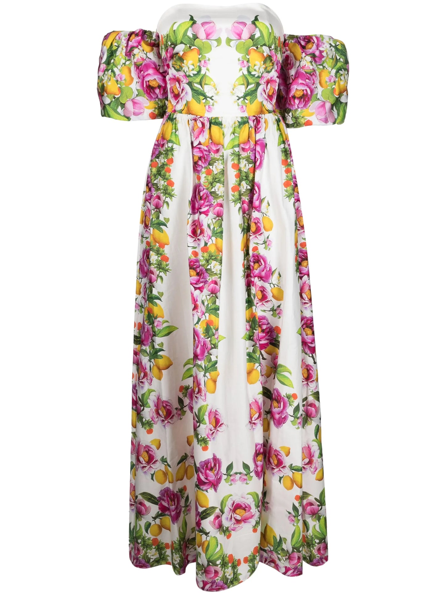 Juliet off-shoulder puff-sleeve dress