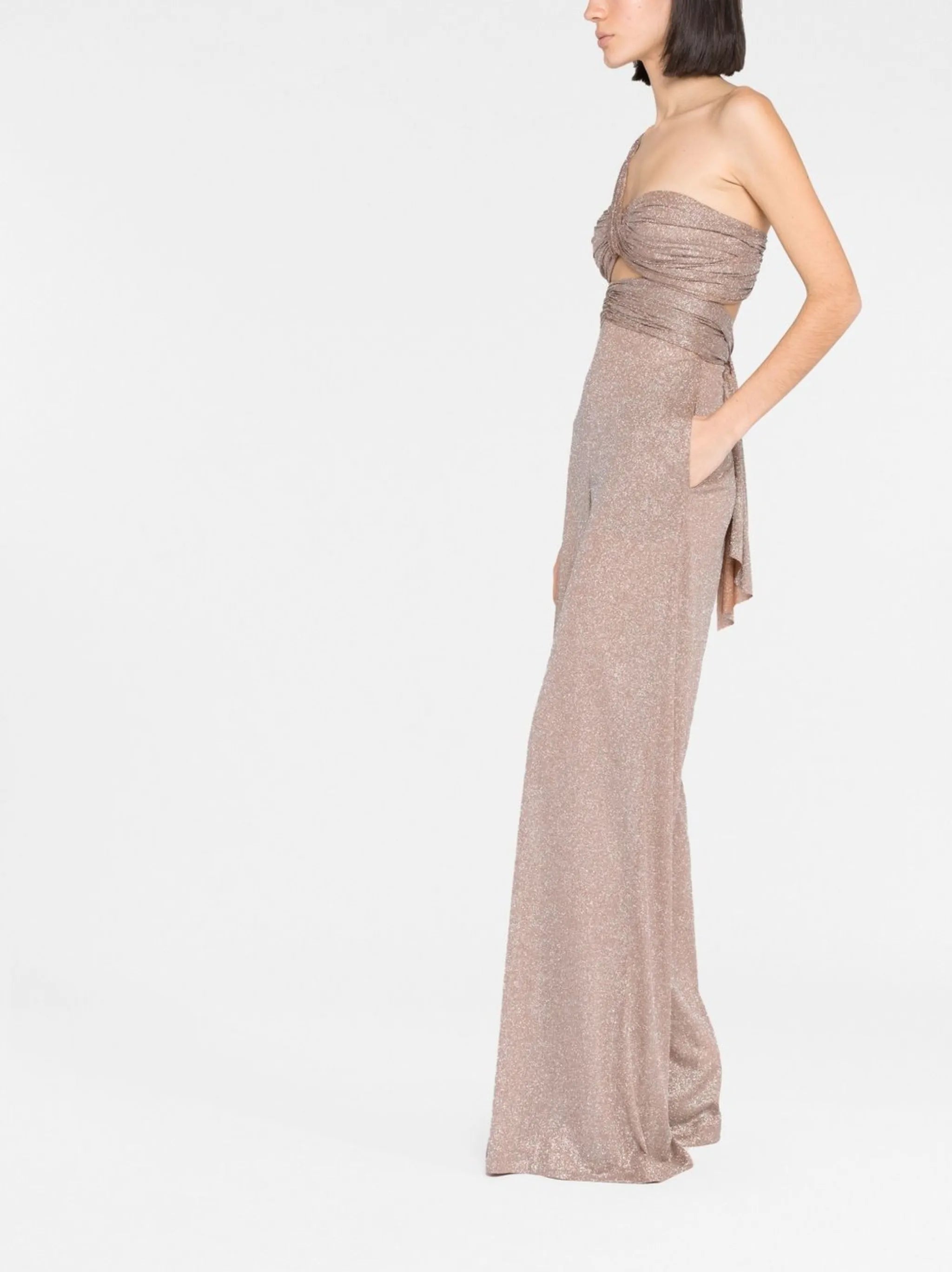 Adonia wide-leg cut-out jumpsuit
