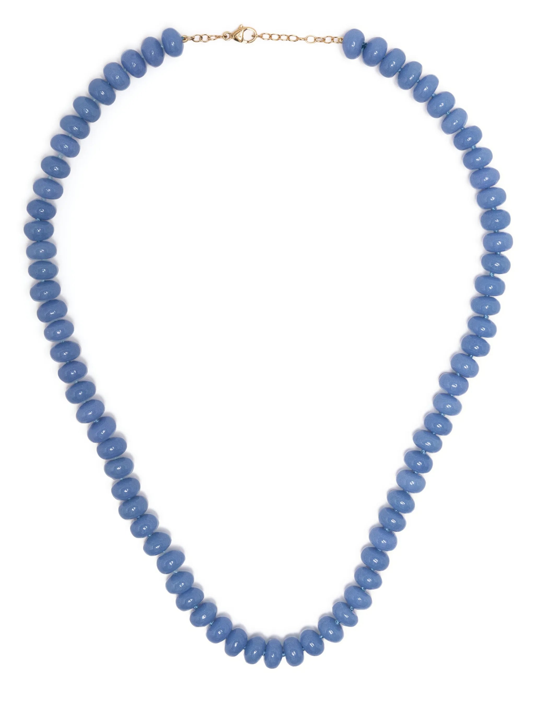 14kt yellow gold aragonite necklace