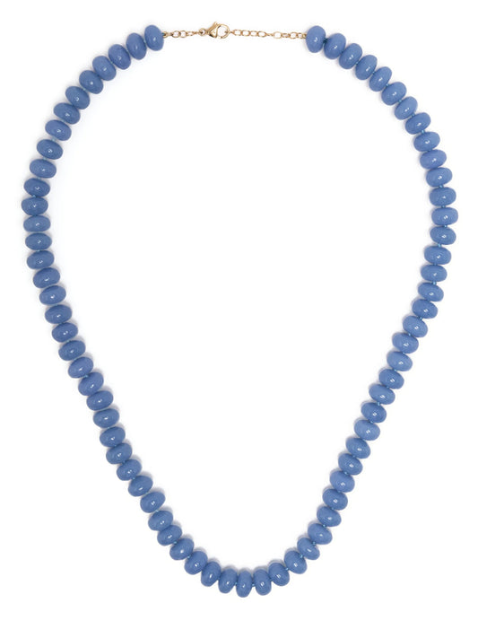 14kt yellow gold aragonite necklace