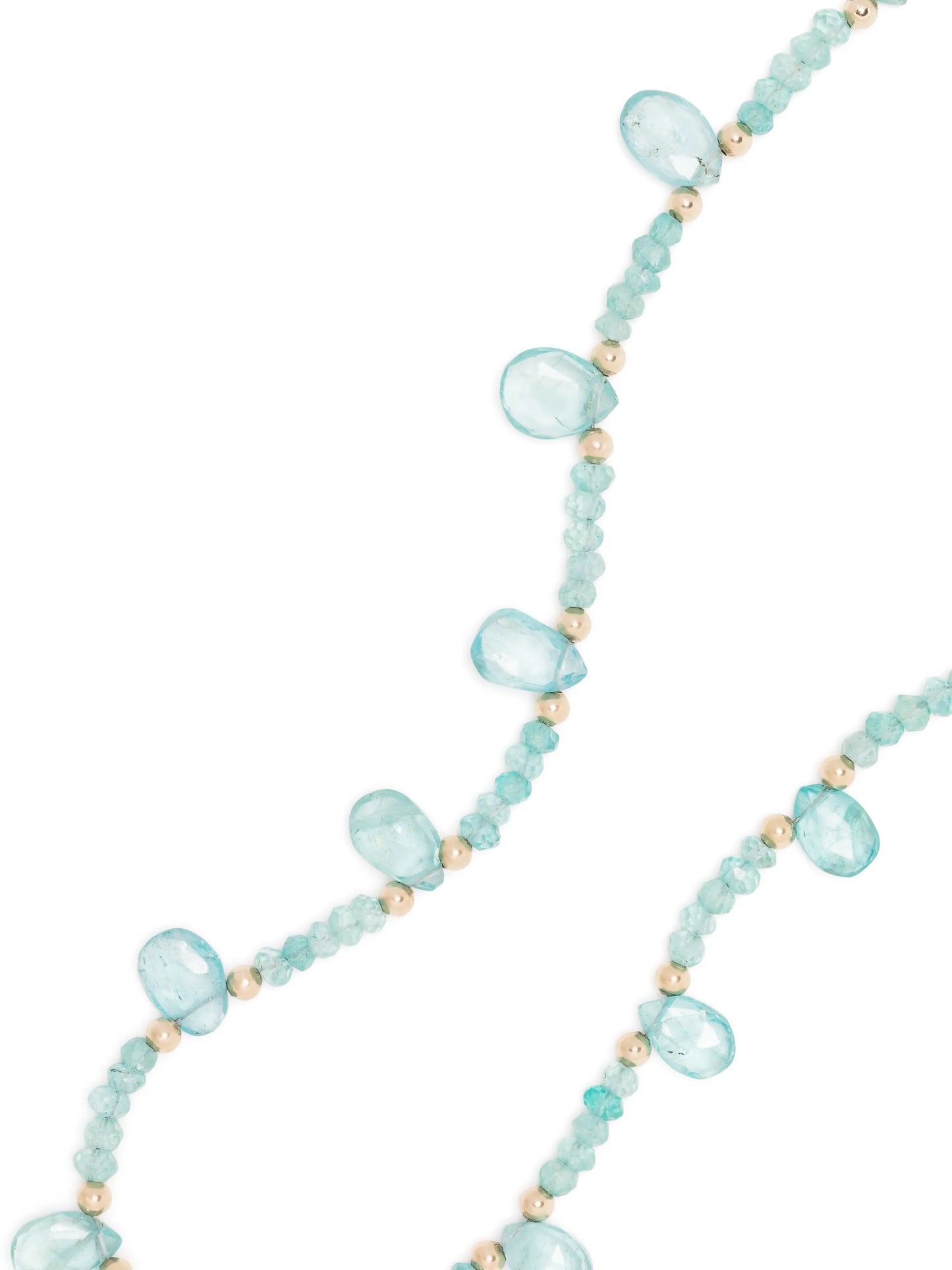14kt yellow gold Arizona Teardrop apatite necklace