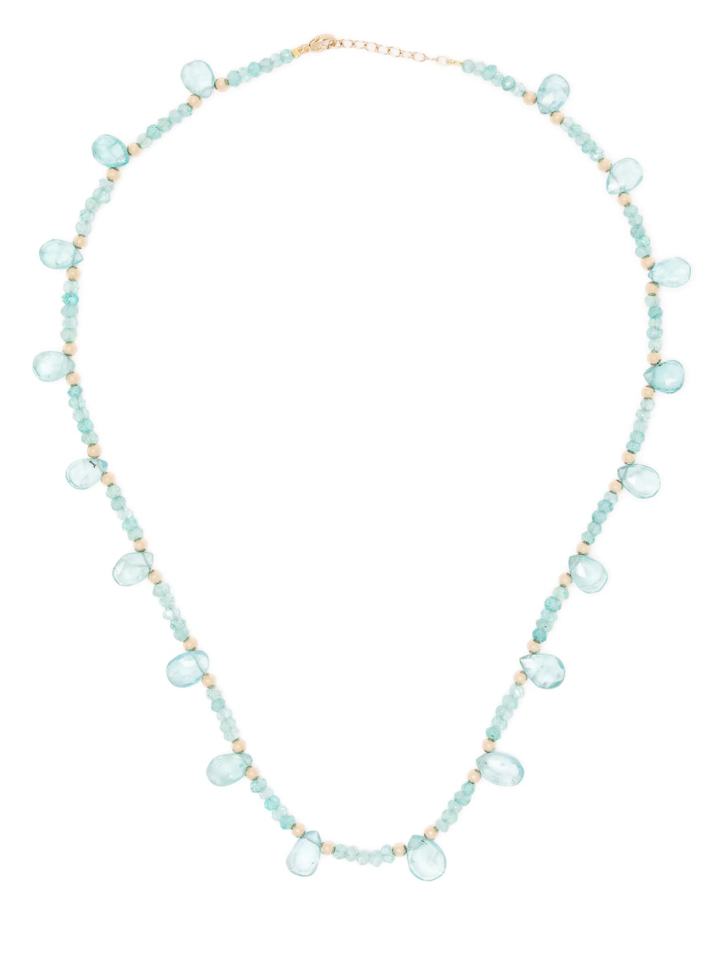 14kt yellow gold Arizona Teardrop apatite necklace
