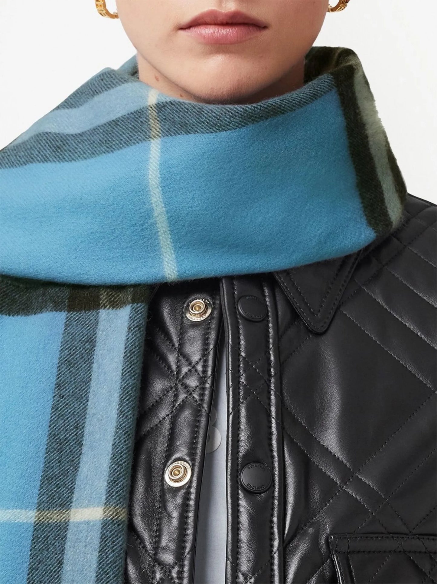 Classic Check cashmere scarf