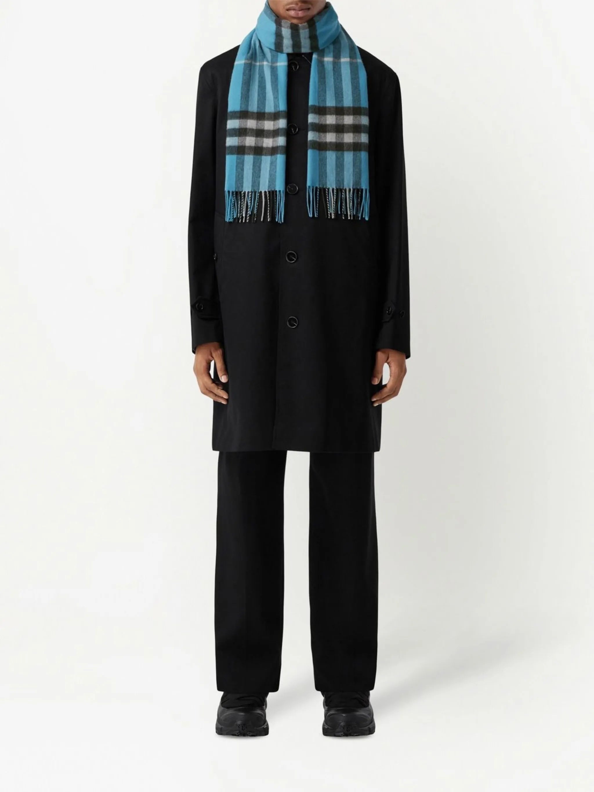 Classic Check cashmere scarf