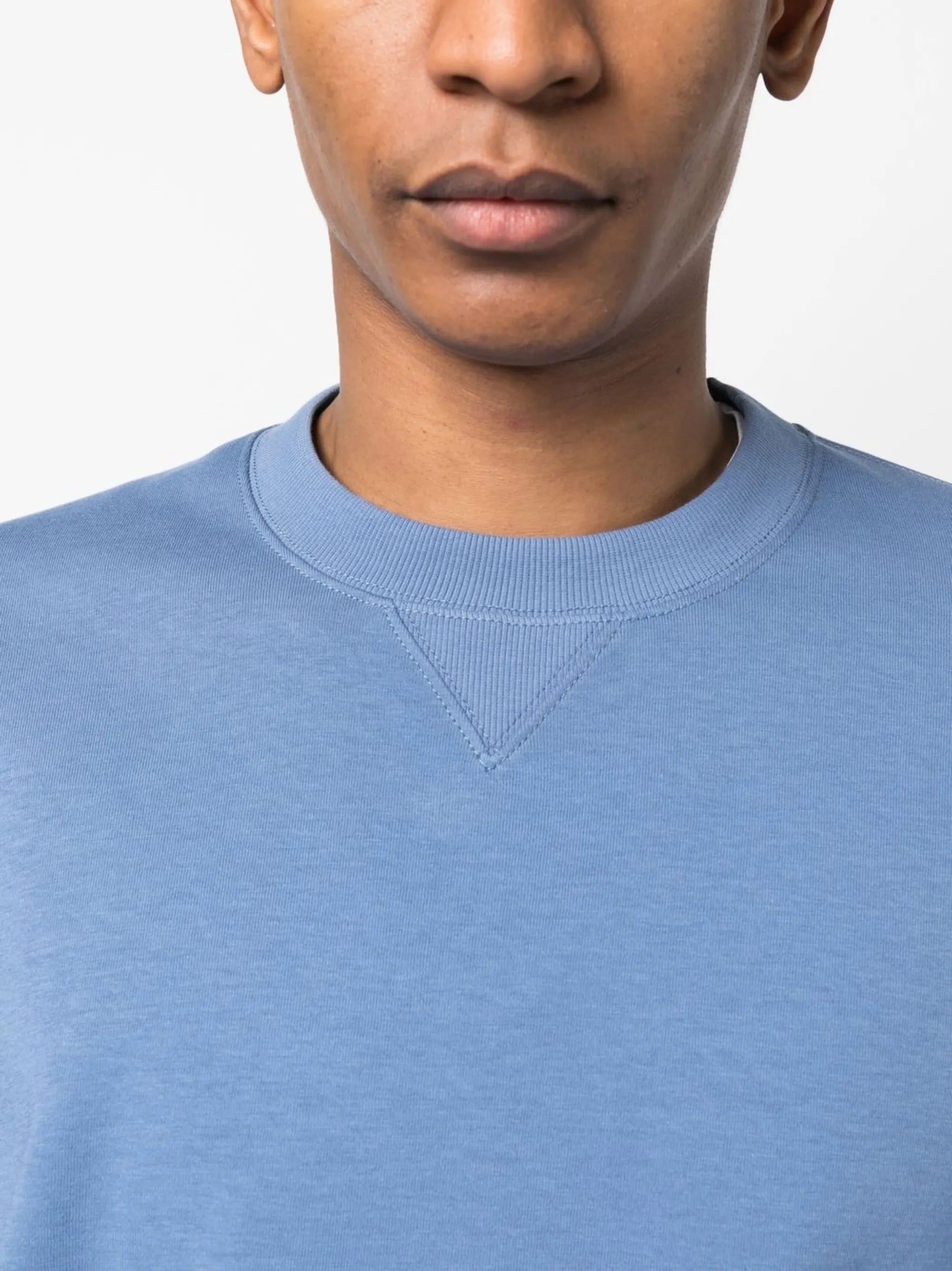long-sleeved cotton jumper