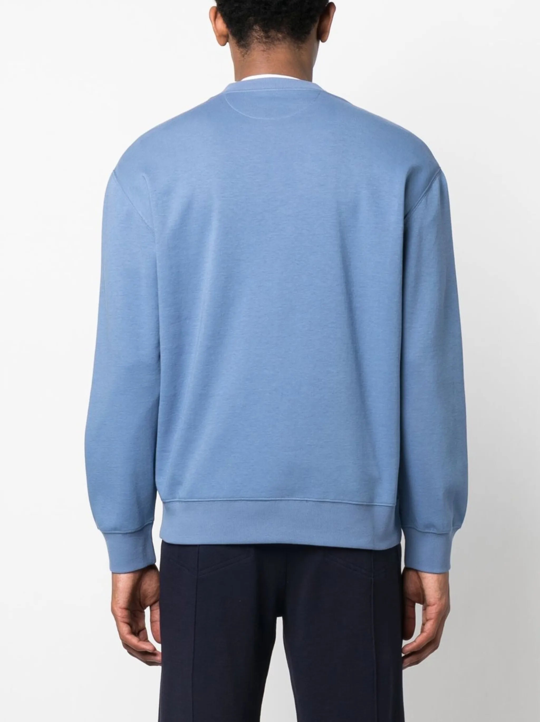 long-sleeved cotton jumper