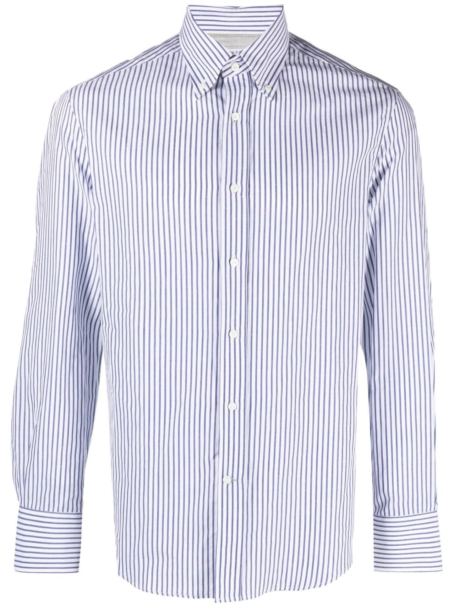 striped long-sleeve shirt