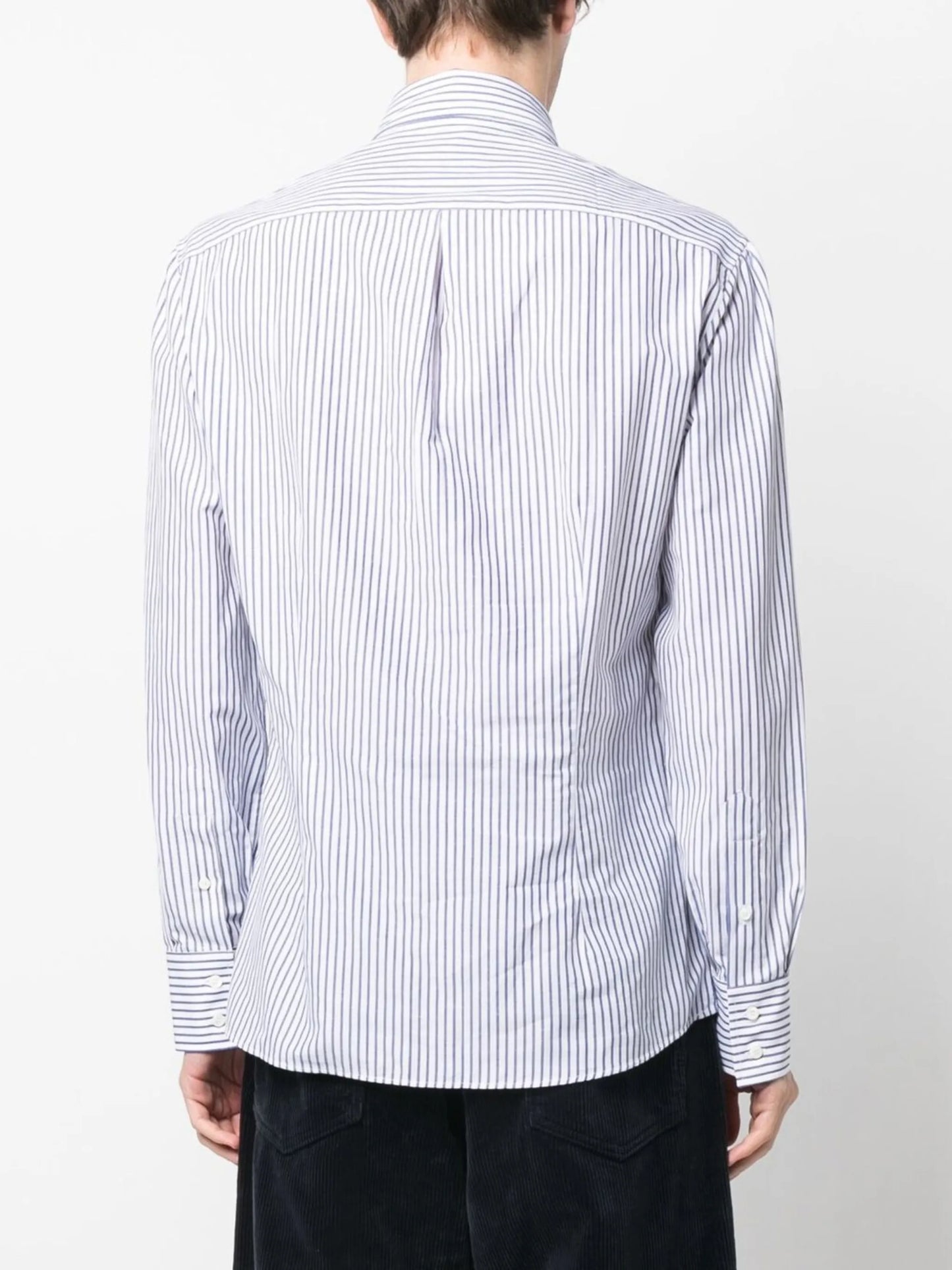 striped long-sleeve shirt