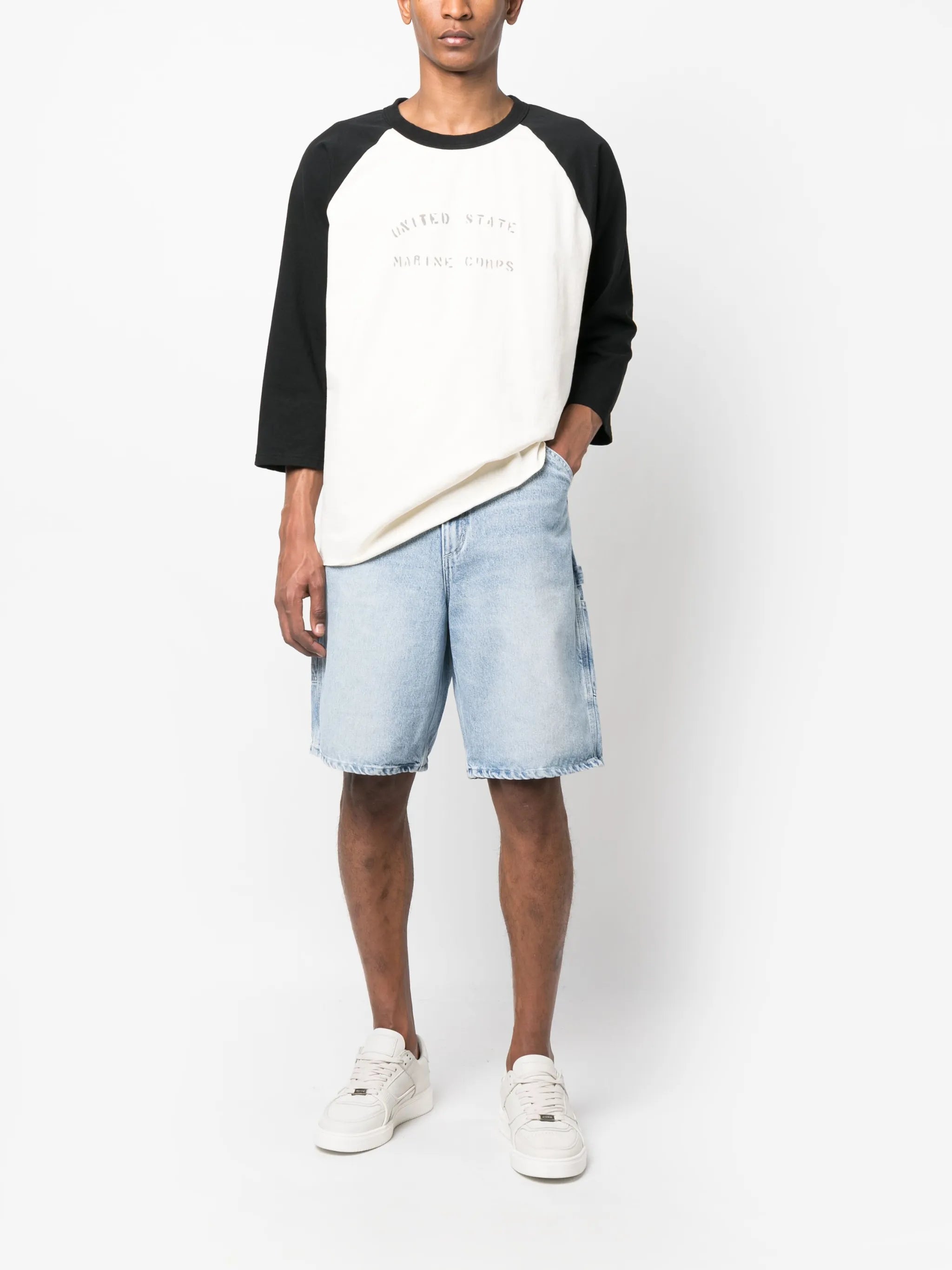 graphic-print cotton baseball T-shirt