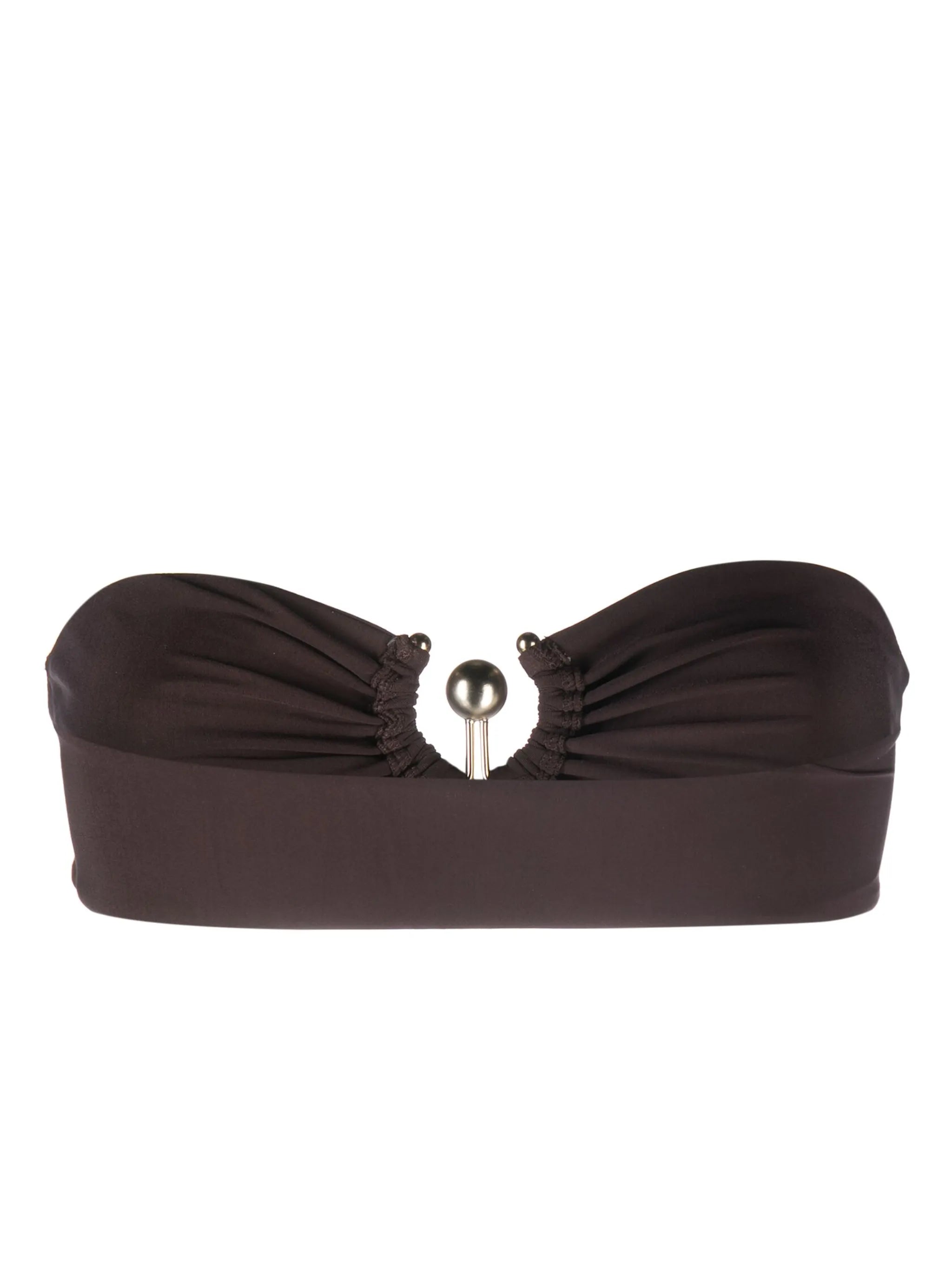 hardware-detailing bandeau bikini top