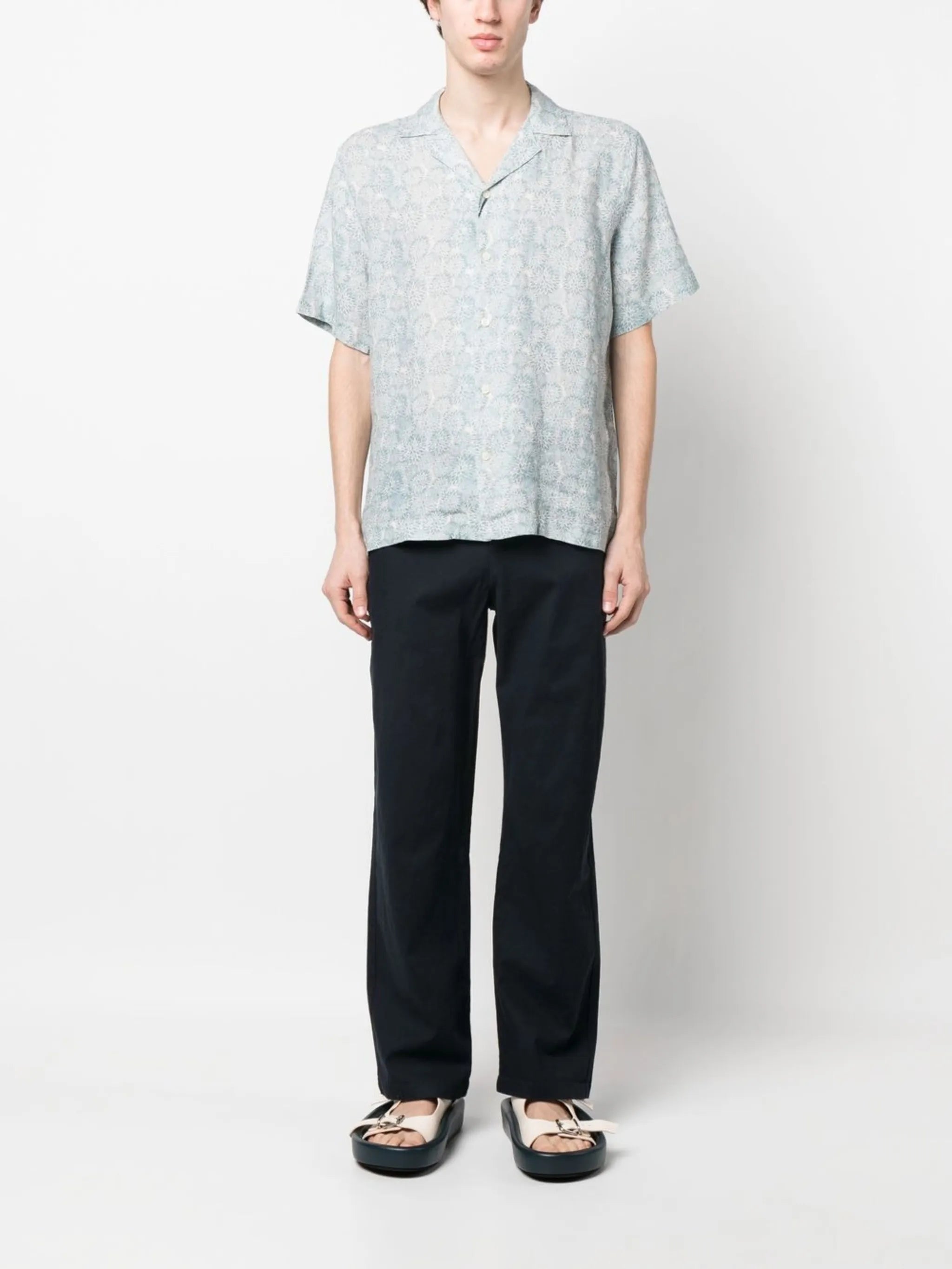 straight leg trousers