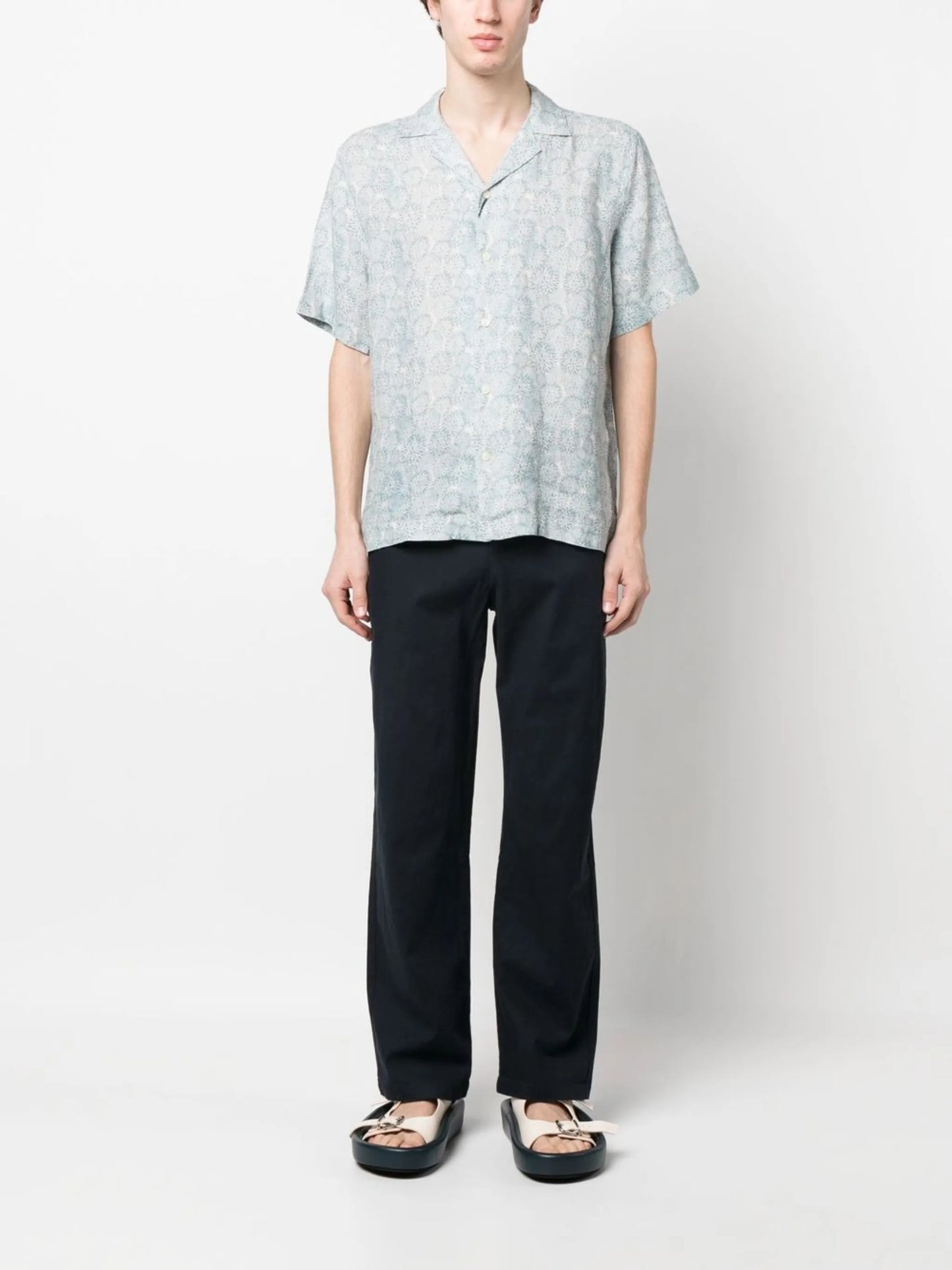 straight leg trousers