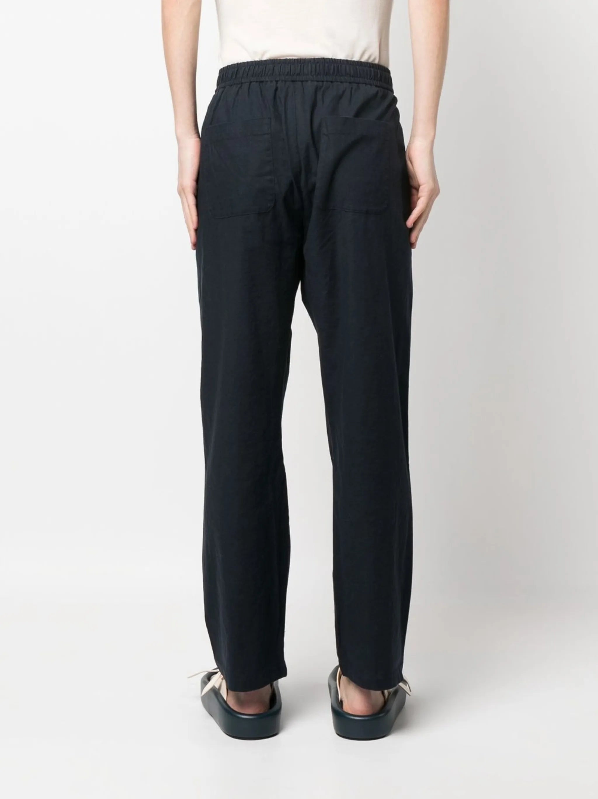 straight leg trousers