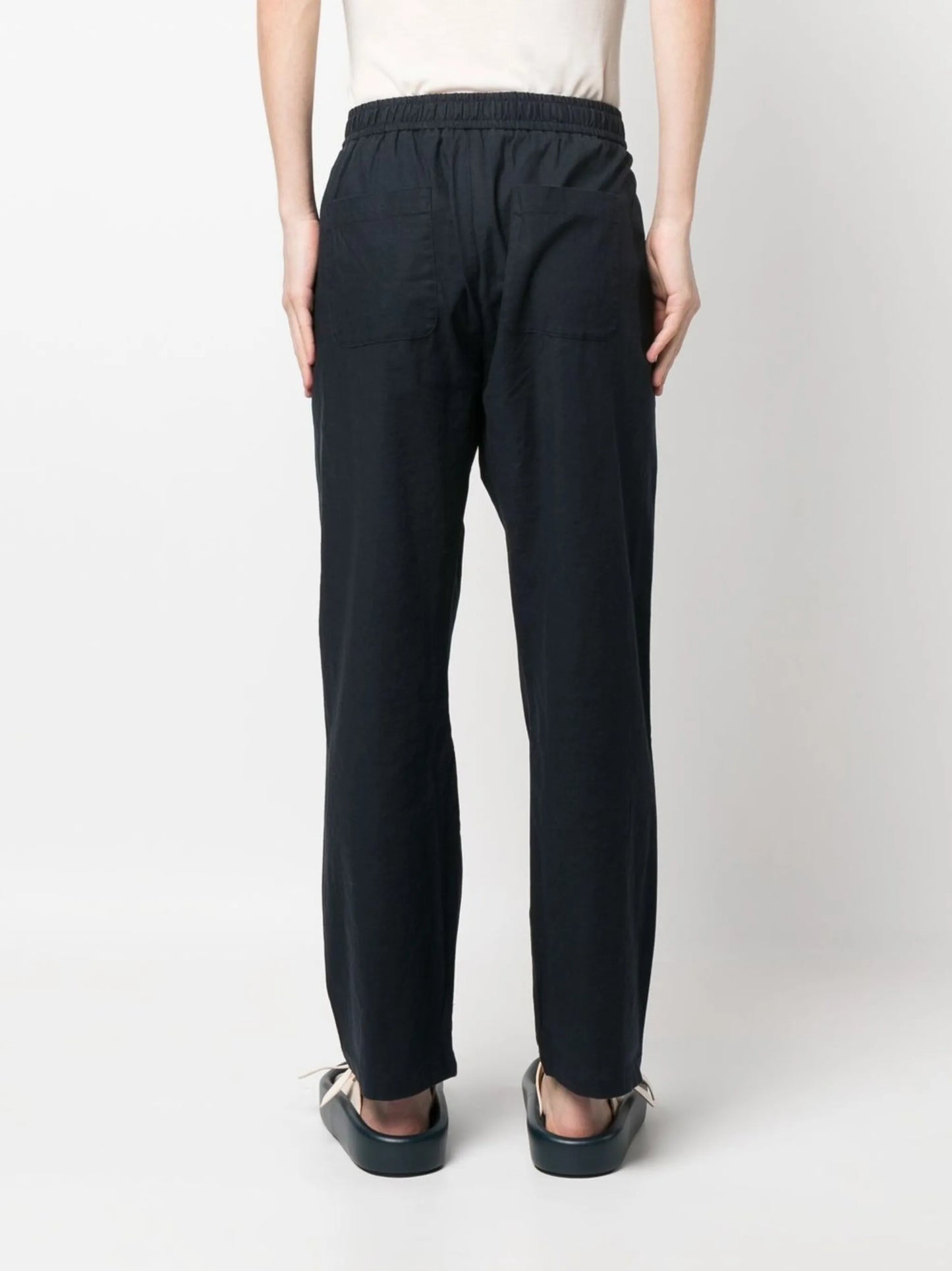 straight leg trousers