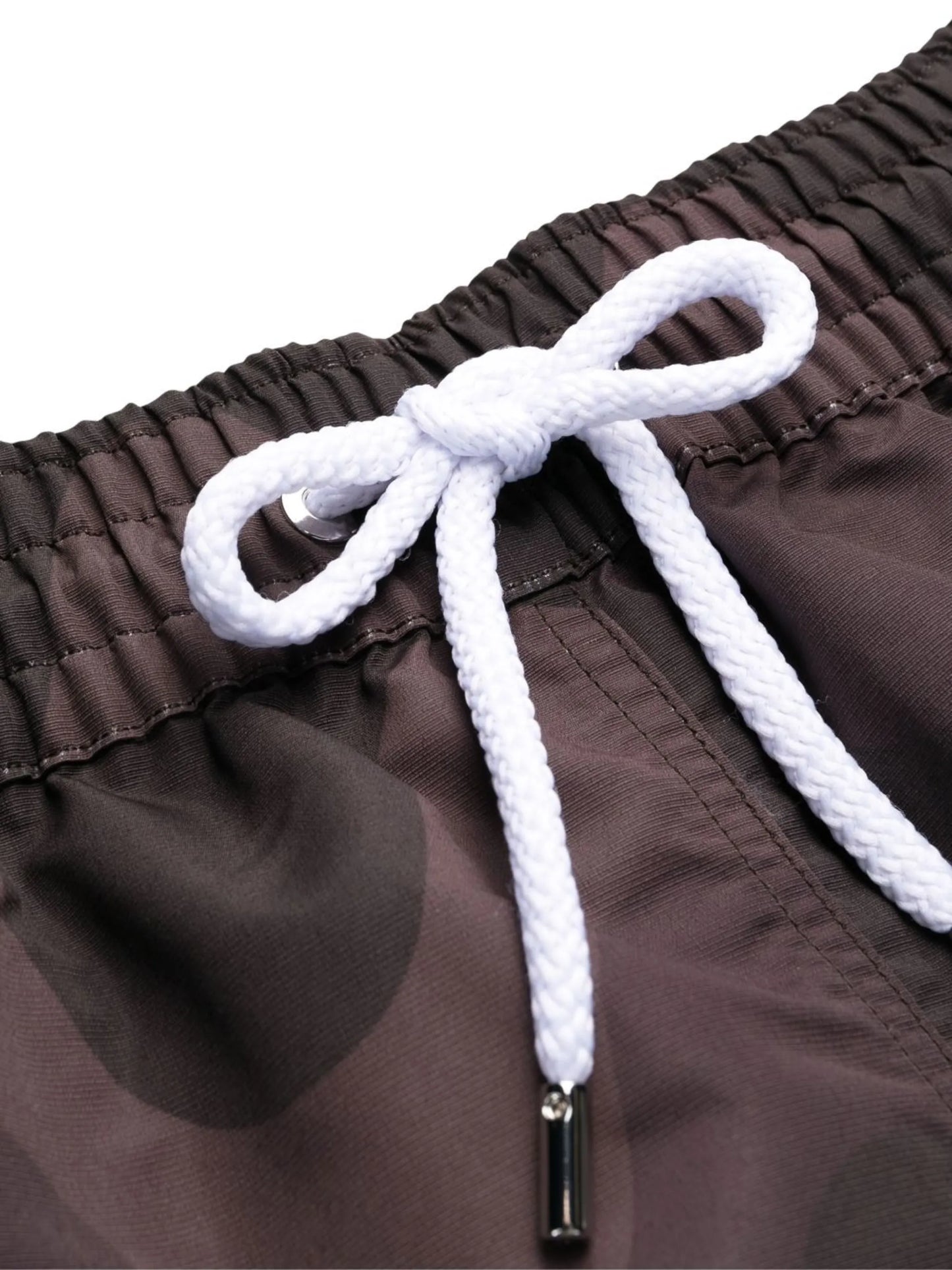 wavy-print swim shorts