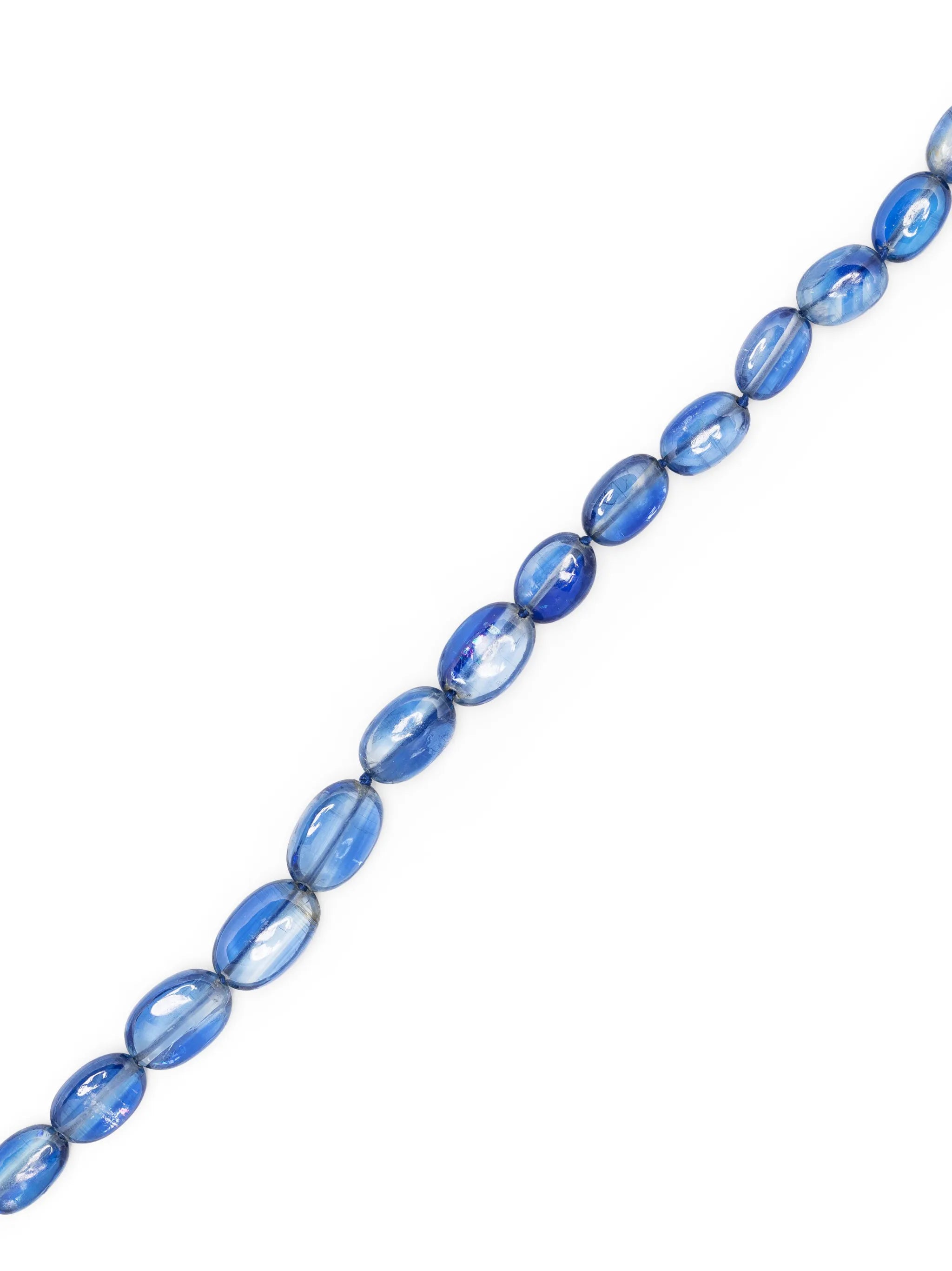 14kt yellow gold Arizona kyanite necklace