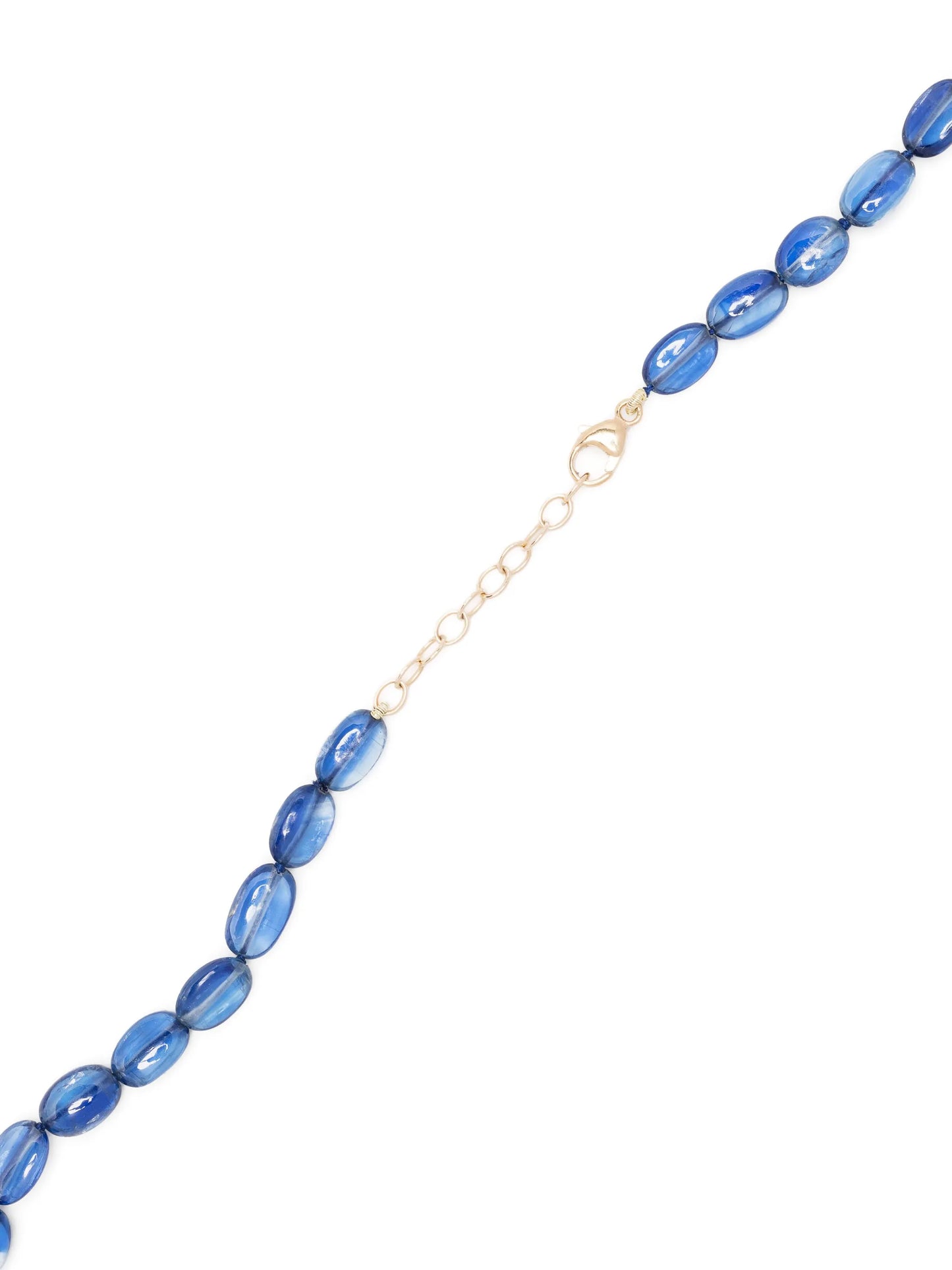 14kt yellow gold Arizona kyanite necklace