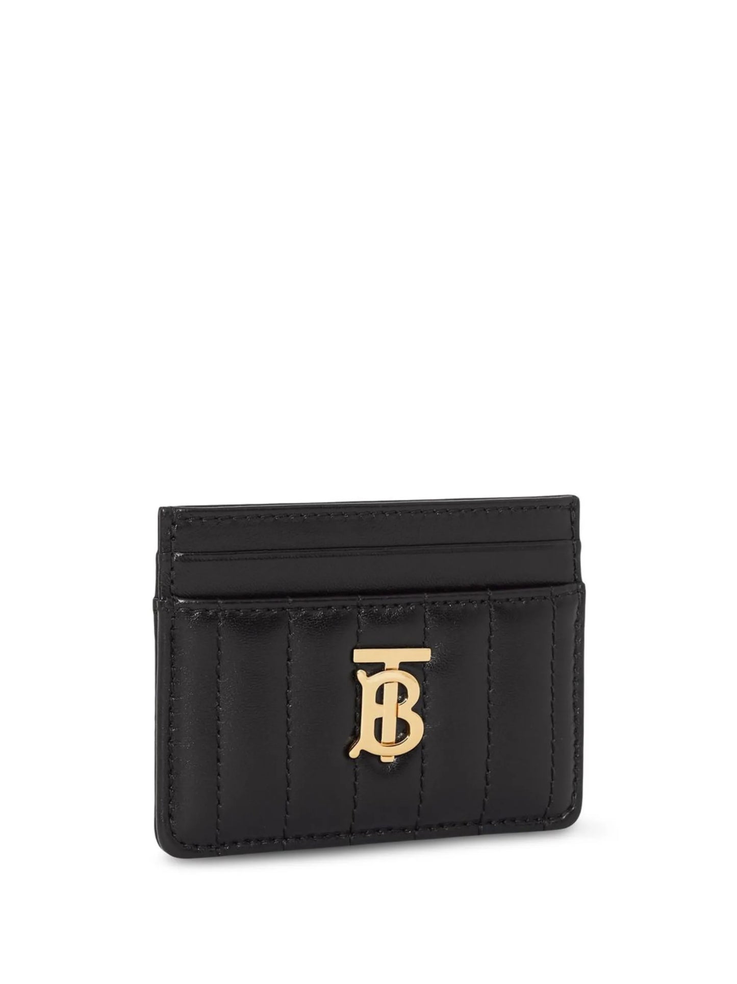 TB monogram-plaque leather cardholder