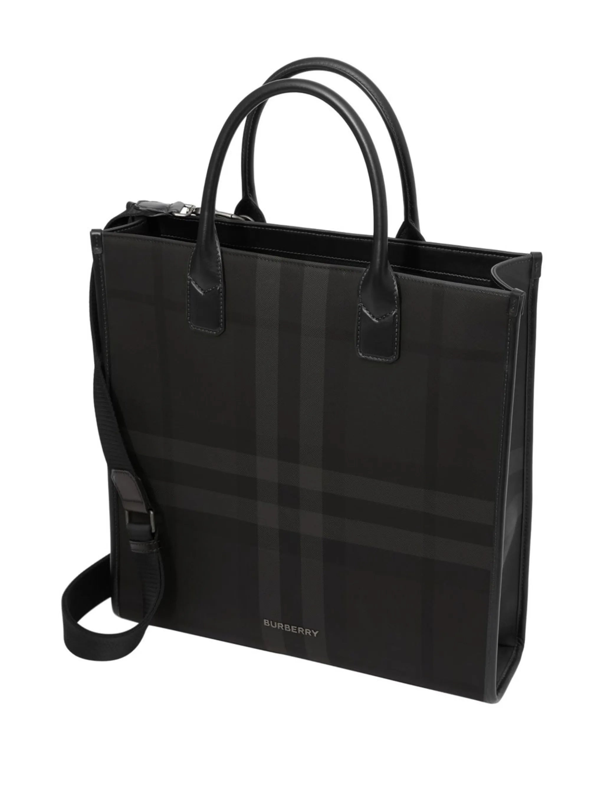 signature check tote bag