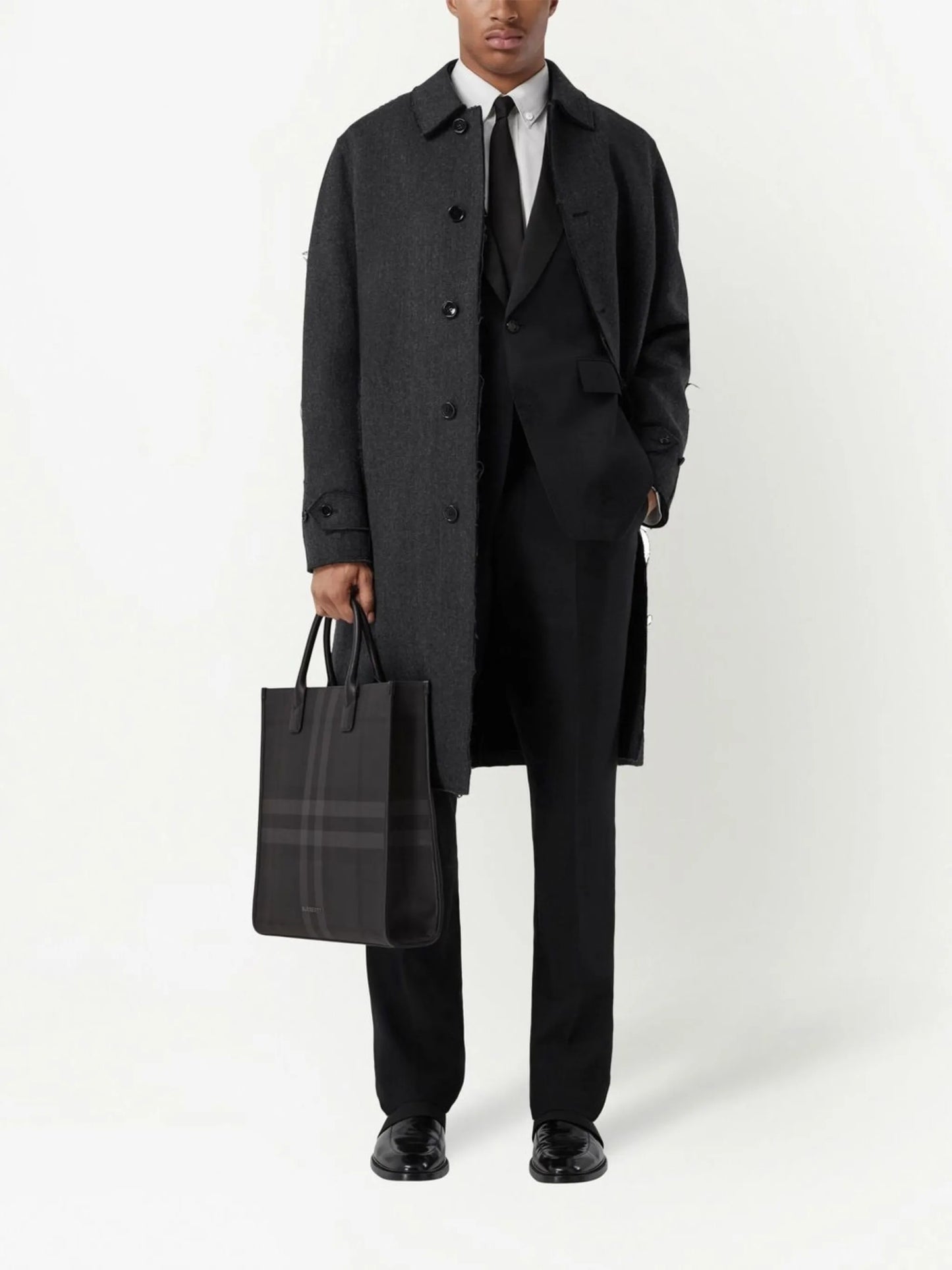 signature check tote bag