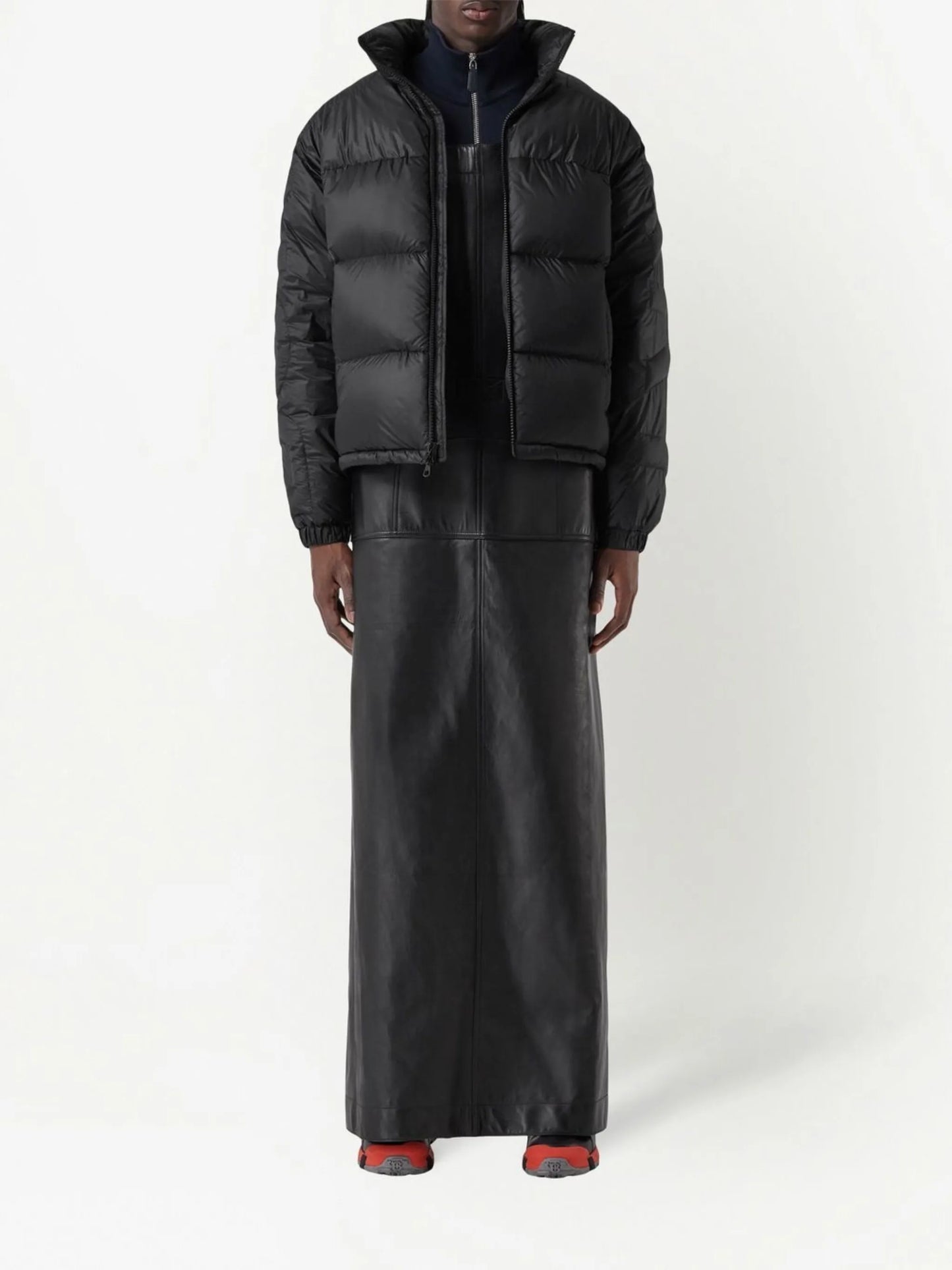 quilted zip-up jacket