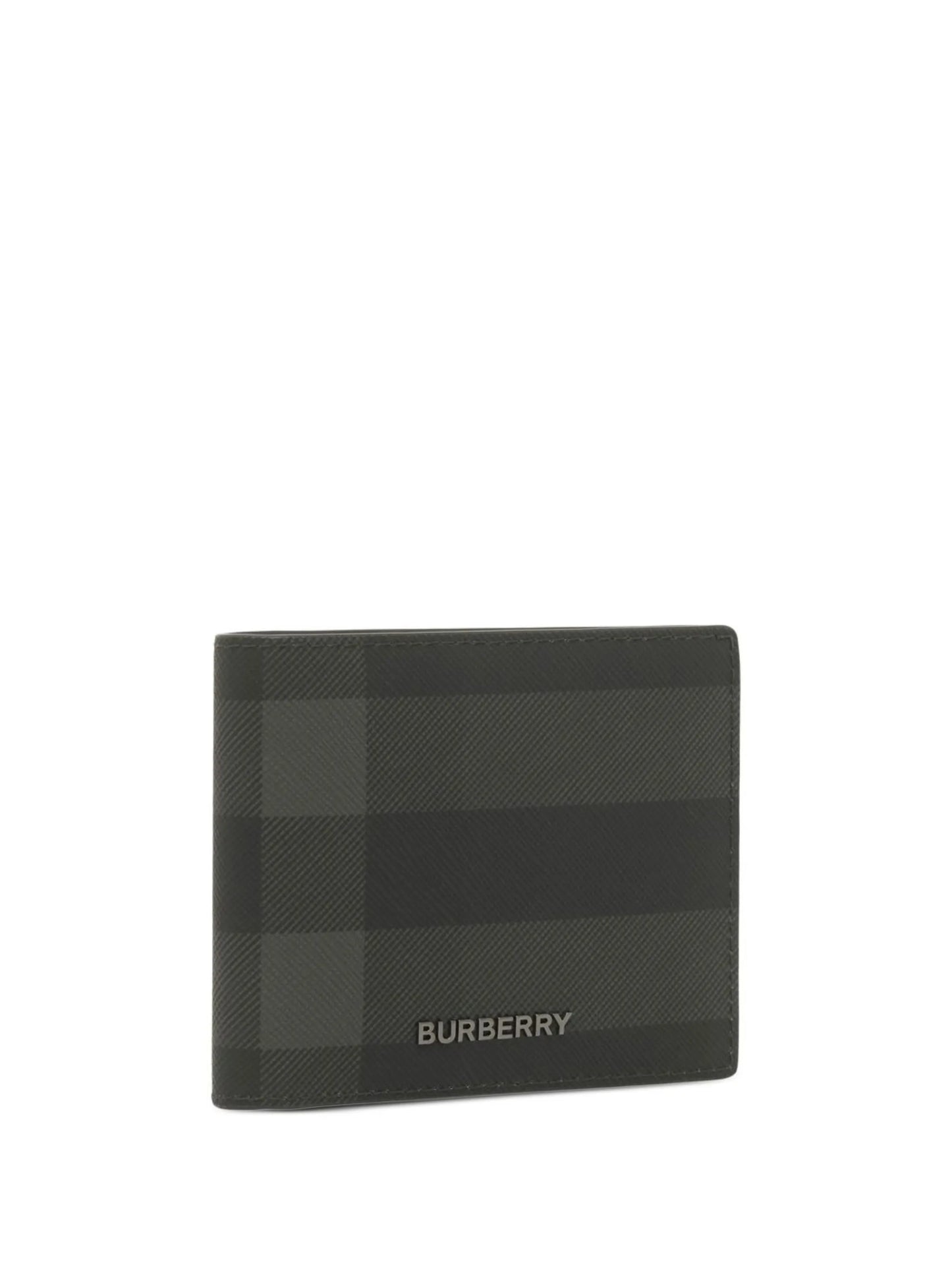 checked bifold wallet