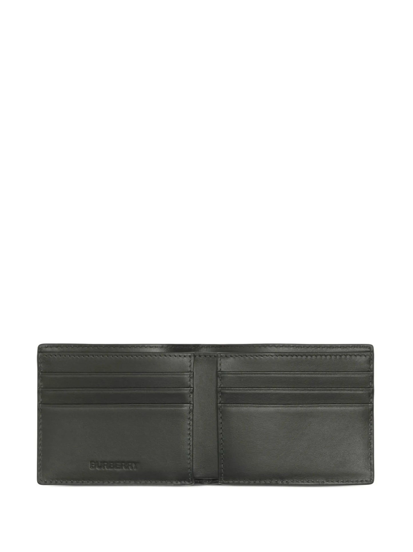 checked bifold wallet