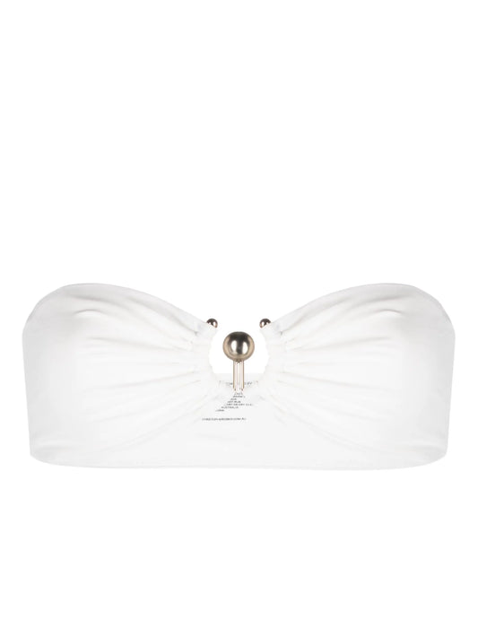 hardware-detailing bandeau bikini top