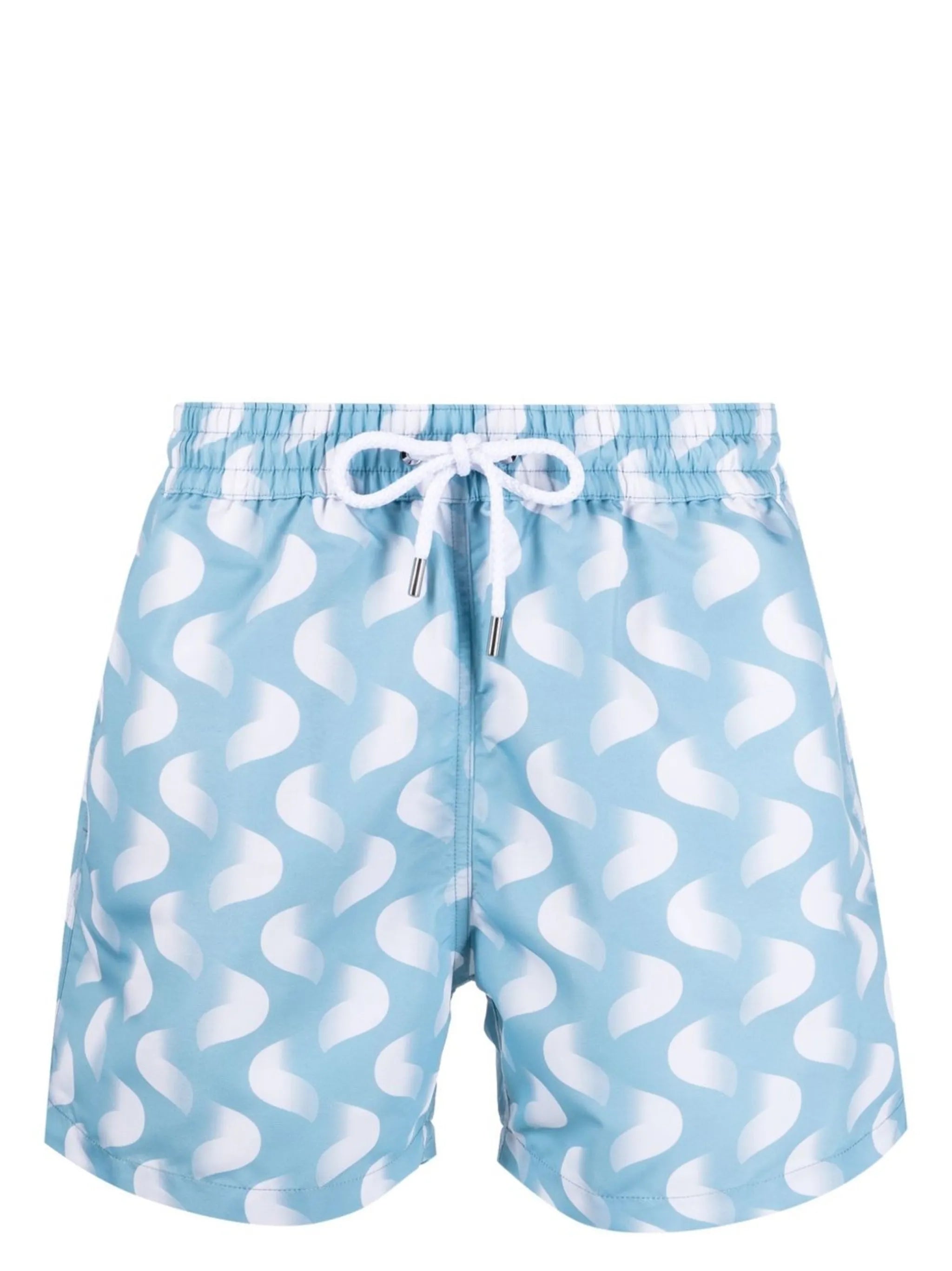 graphic-print swim shorts