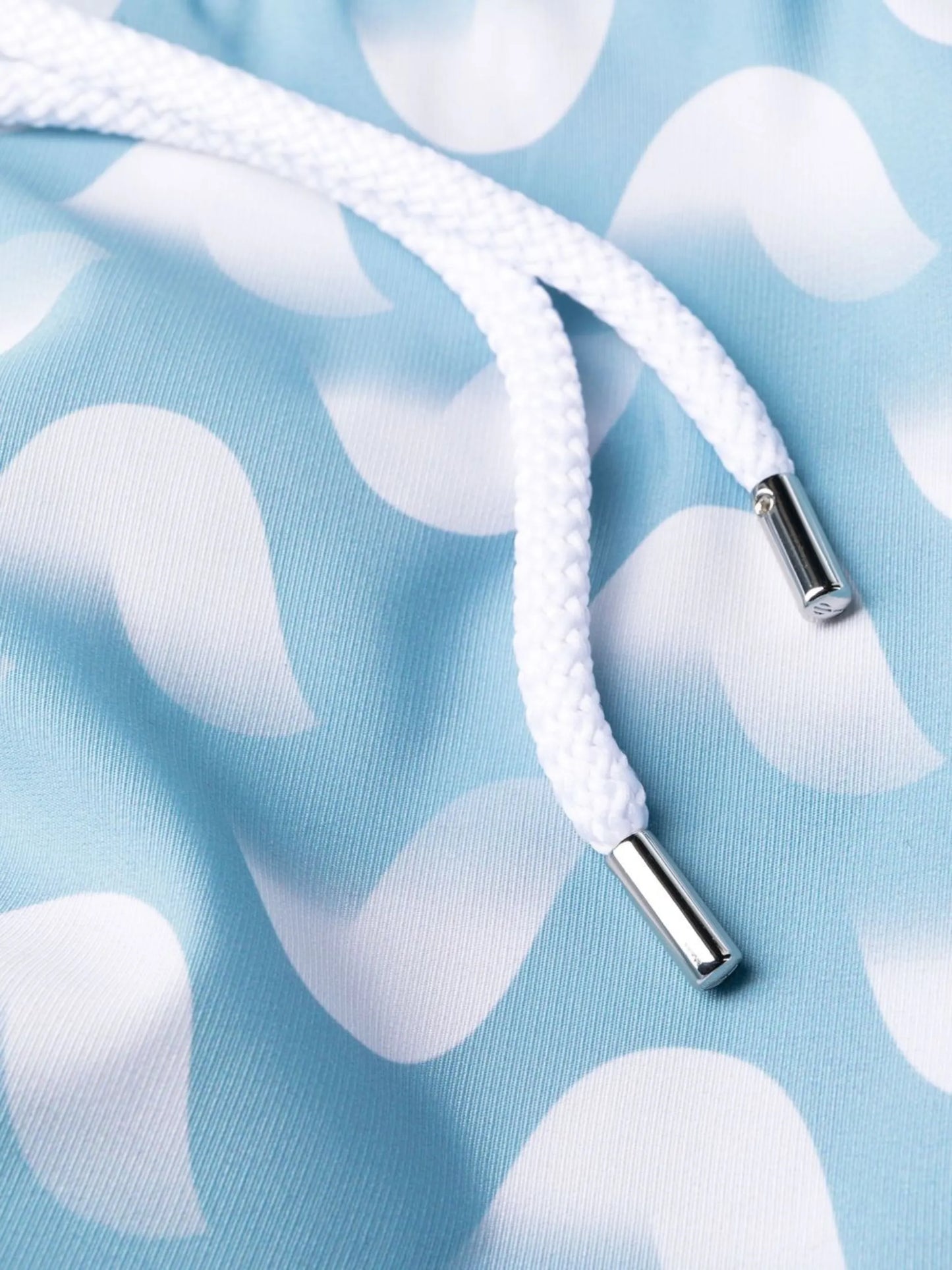 graphic-print swim shorts