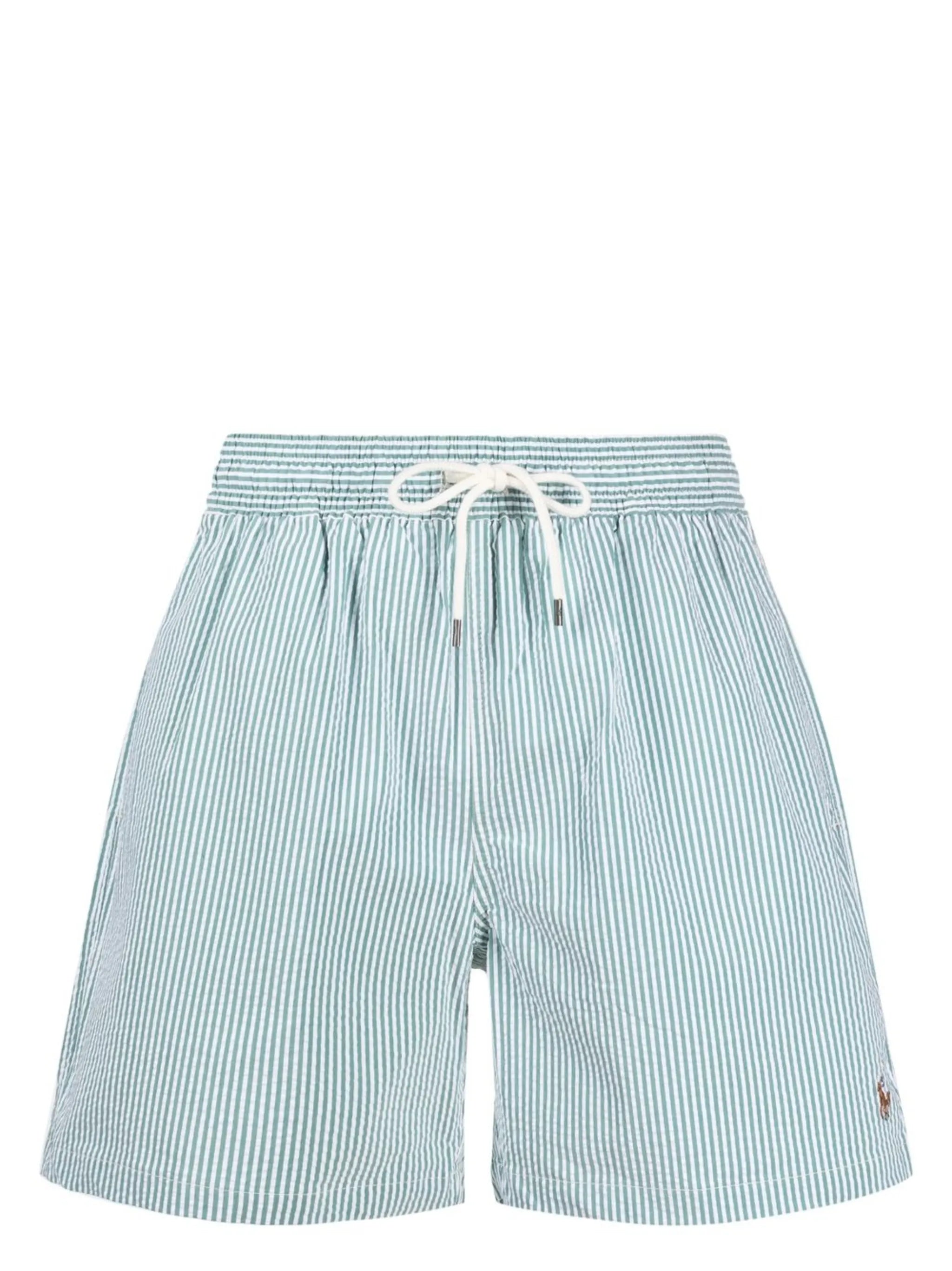 Traveler striped swim shorts
