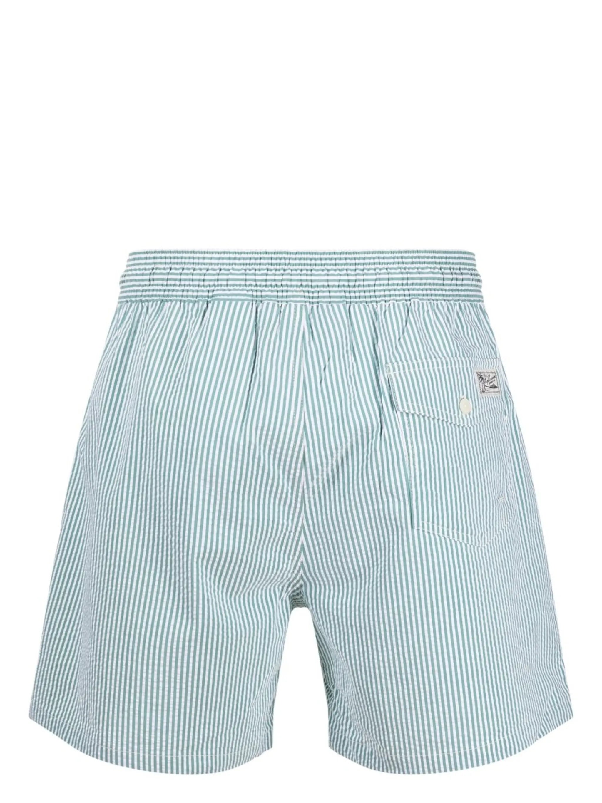 Traveler striped swim shorts