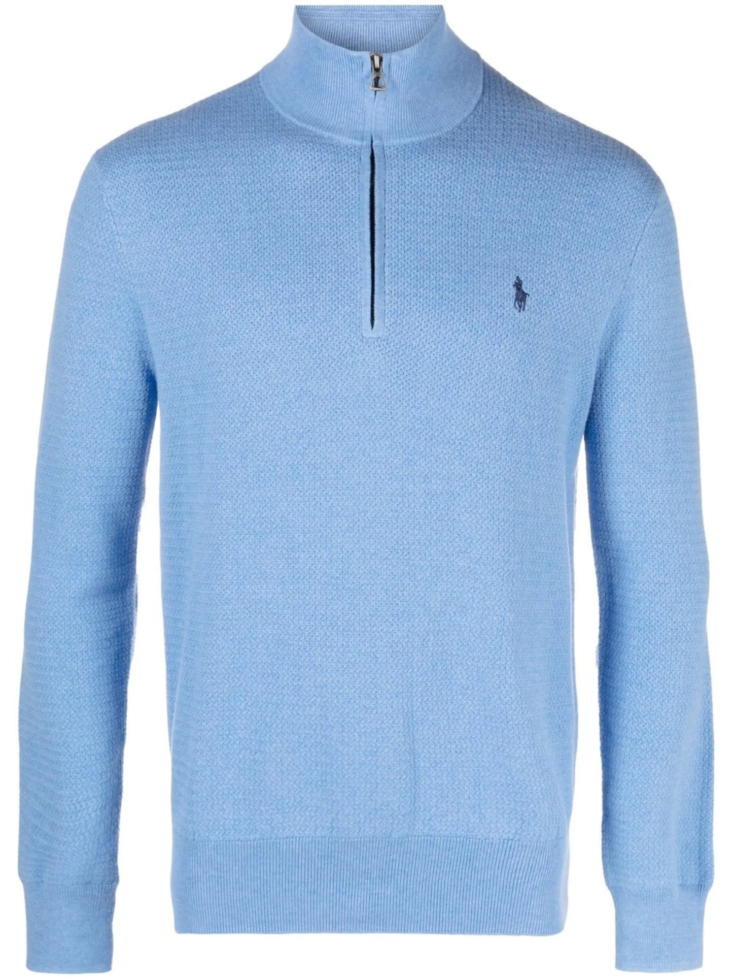 Polo Pony-logo short-zip jumper