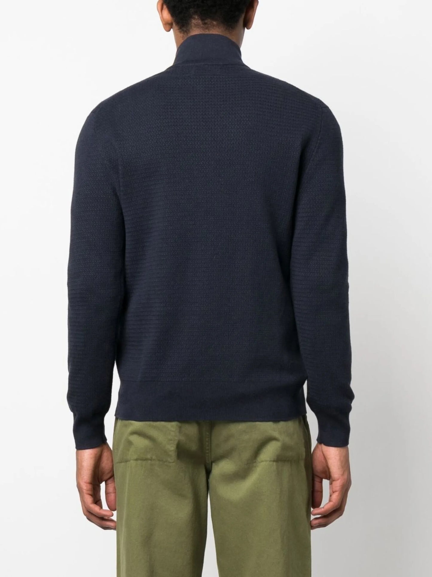 Polo Pony-logo short-zip jumper