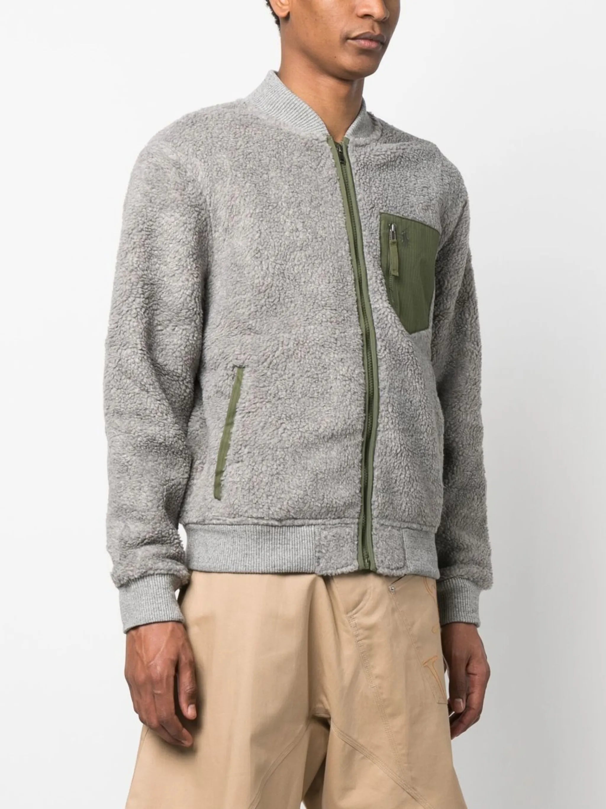 Polo Pony fleece bomber jacket