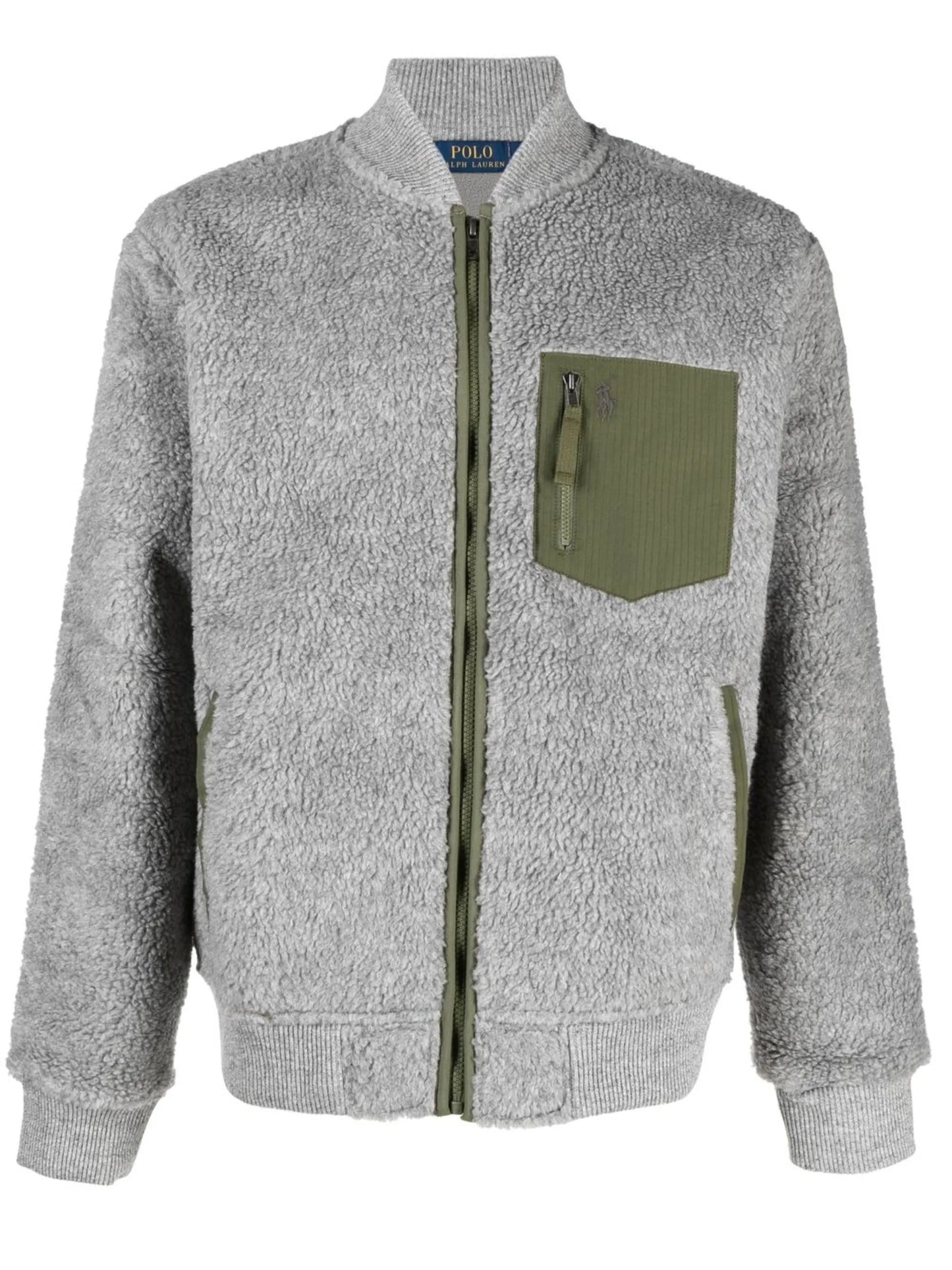 Polo Pony fleece bomber jacket