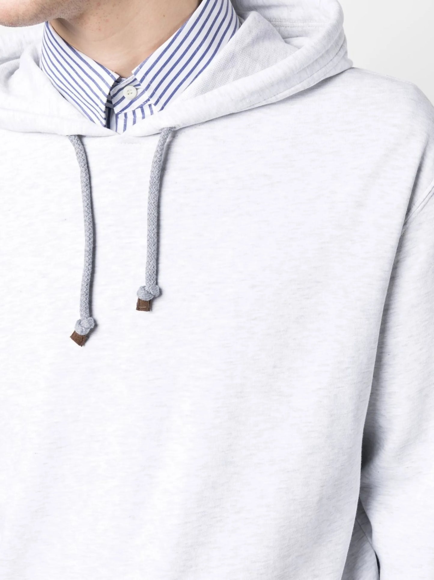 drawstring long-sleeve hoodie
